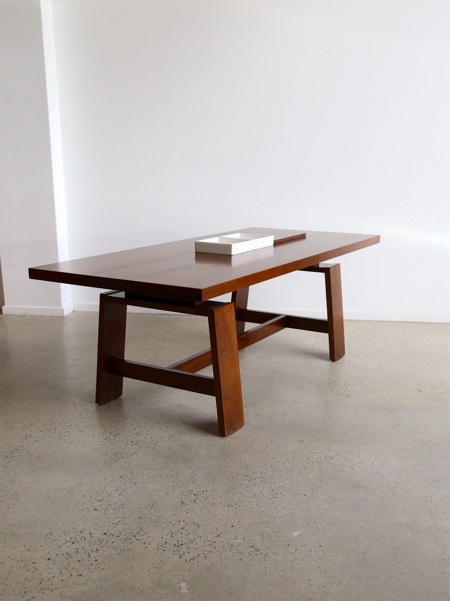 Silvio Coppola Model 611 Dining Table with Ceramic Inserts, 1960s - Lumini Collections