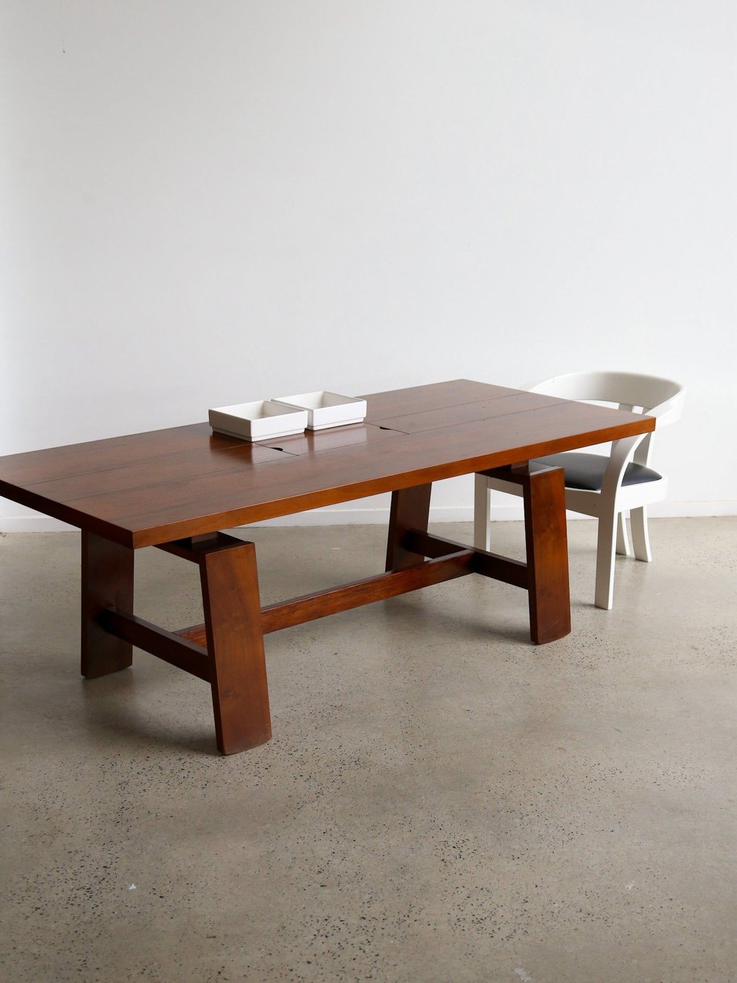 Silvio Coppola Model 611 Dining Table with Ceramic Inserts, 1960s - Lumini Collections