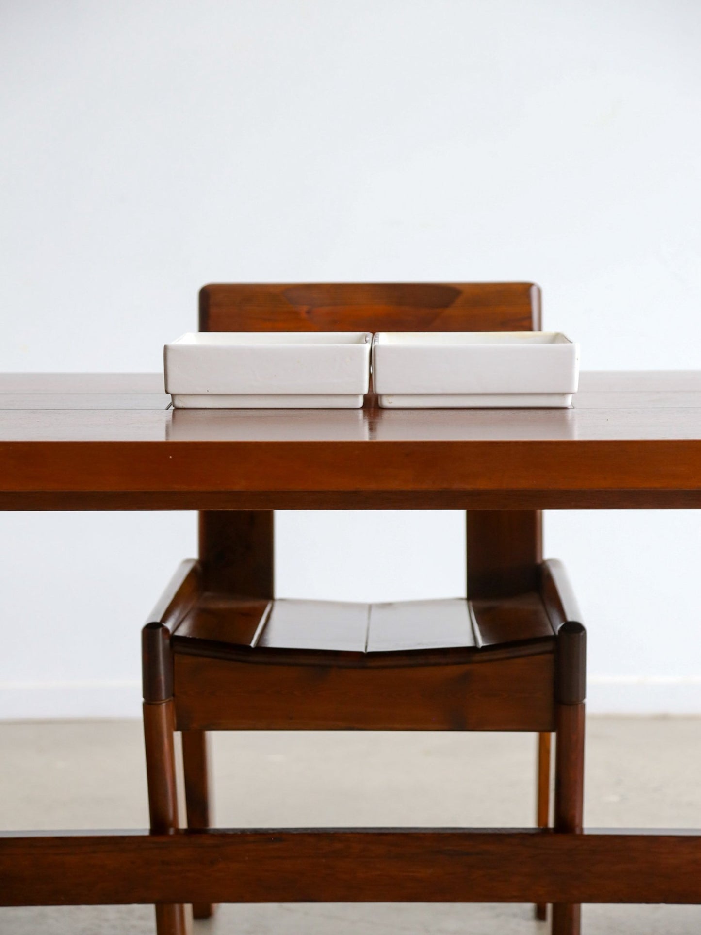 Silvio Coppola Model 611 Dining Table with Ceramic Inserts, 1960s - Lumini Collections