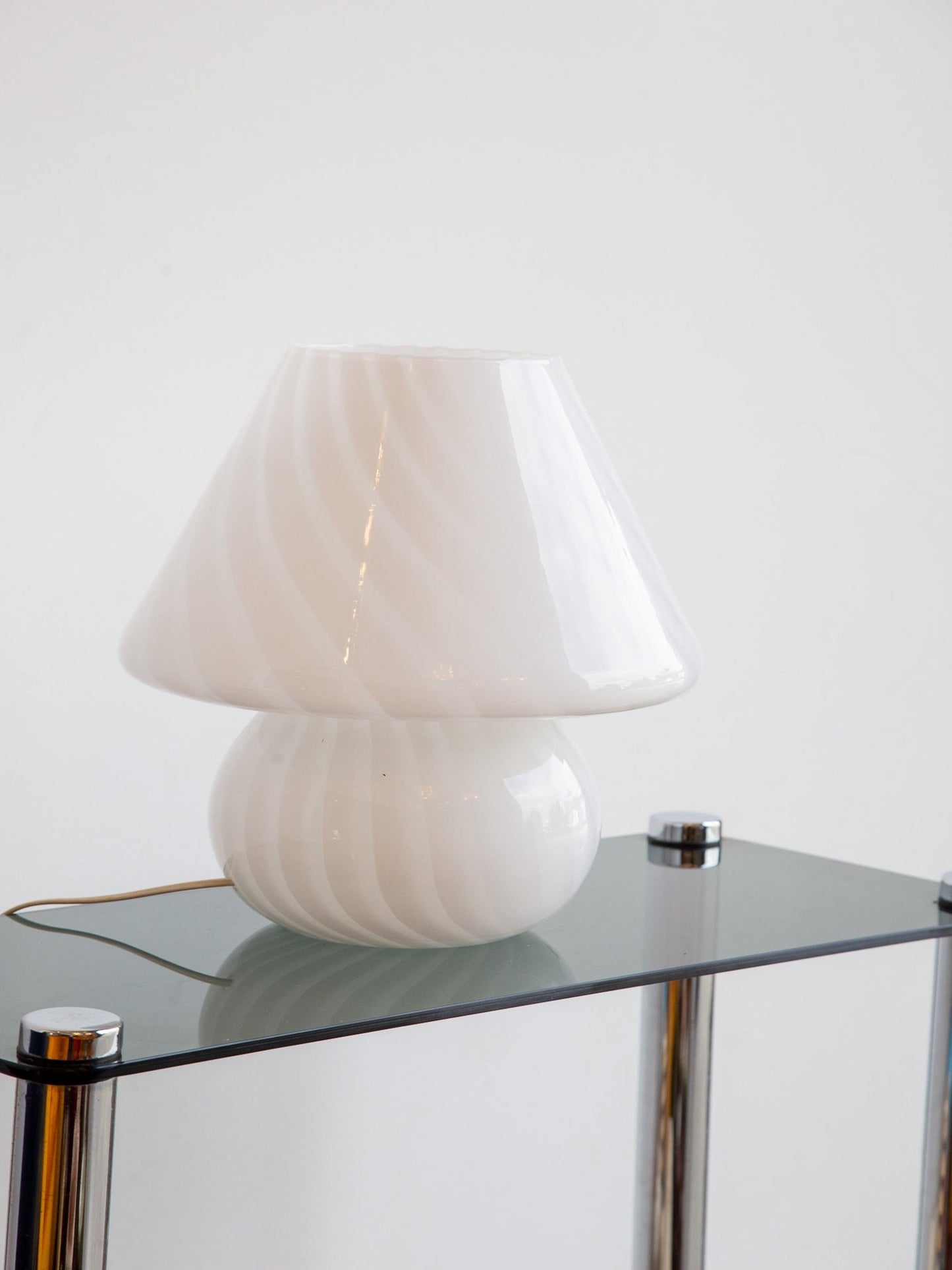 Venini Murano Glass Mushroom Table Lamp, 1970s - Lumini Collections