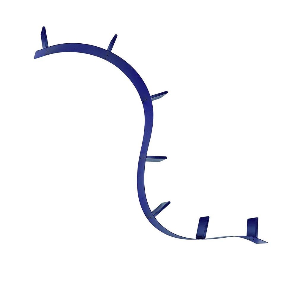 Ron Arad for Kartell Deep Blue Bookworm Wall Mounted Shelves – Lumini ...