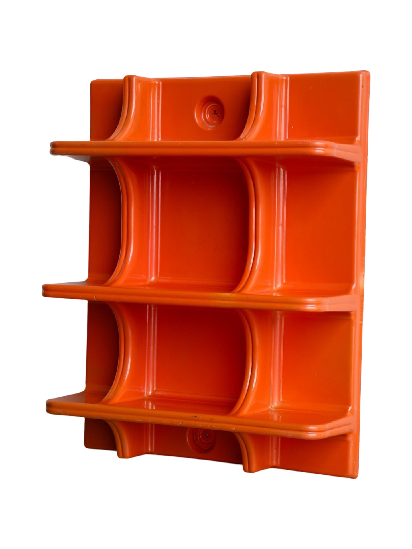 Orange Abs Plastic Wall organiser  1970s