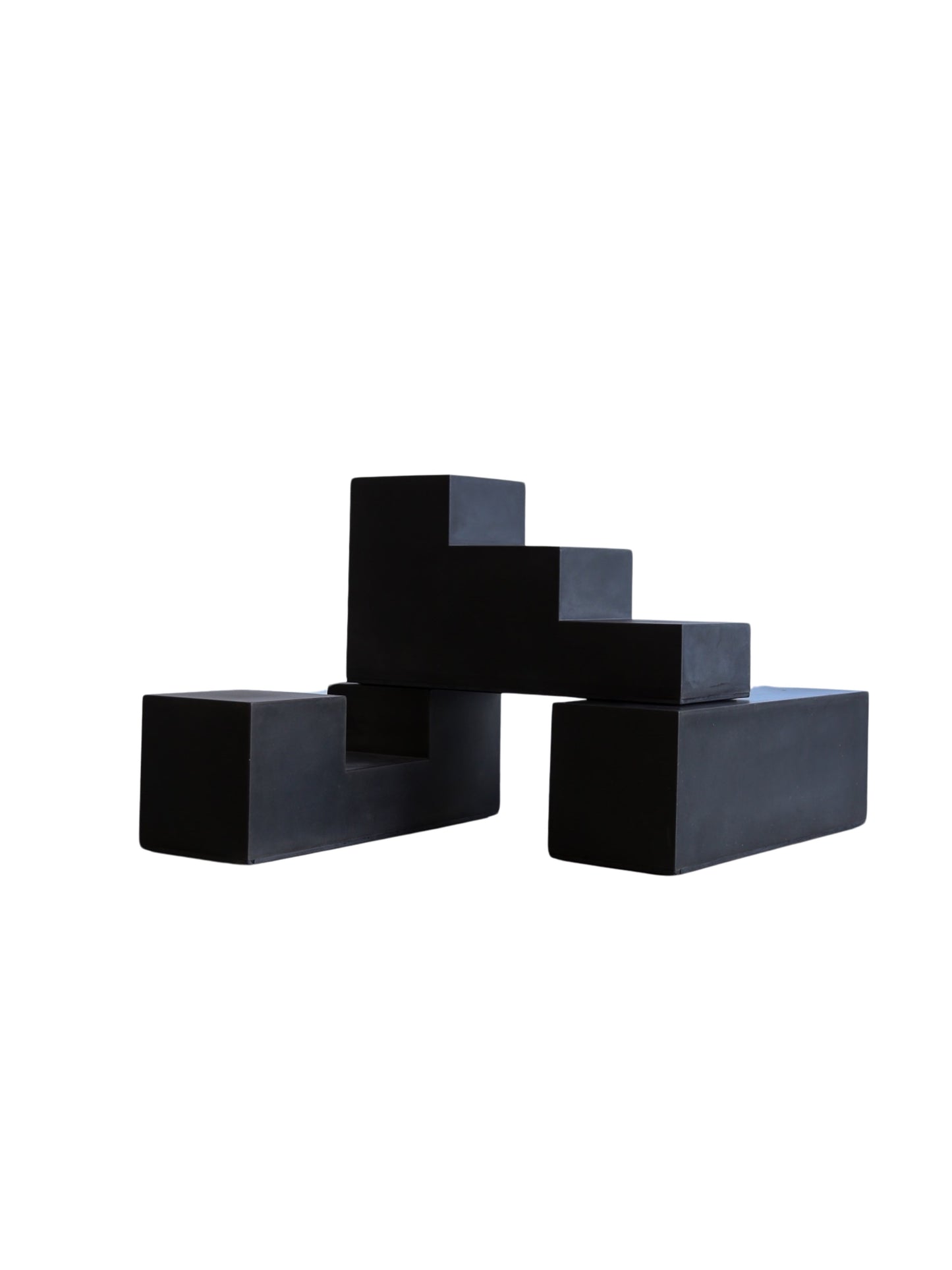 " Gli Scacchi " by Mario Bellini for B&B Italia Modular Black Coffee Table