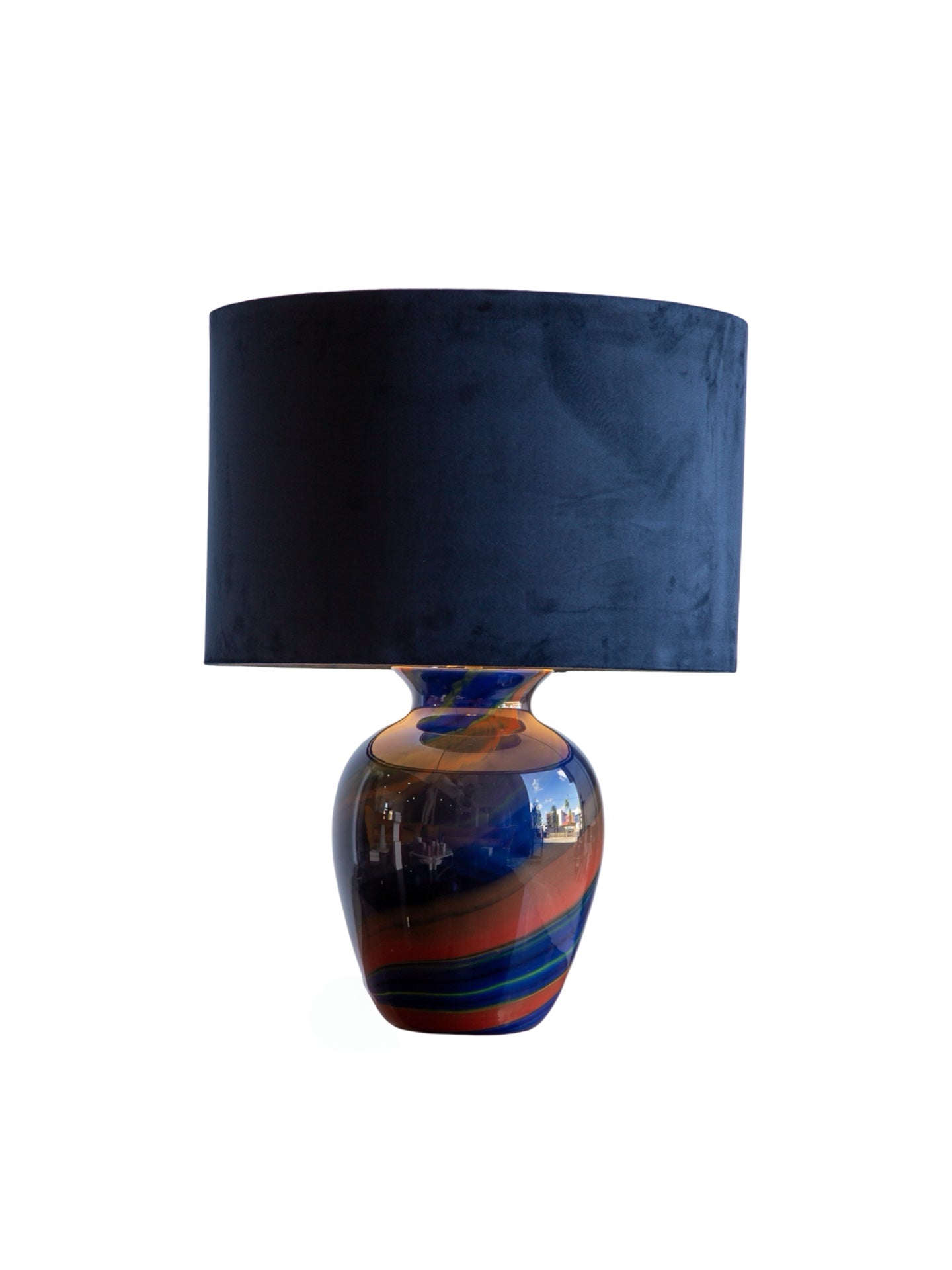 Ottavio Missoni Eos Hand-Blown Murano Glass Vase Table Lamp