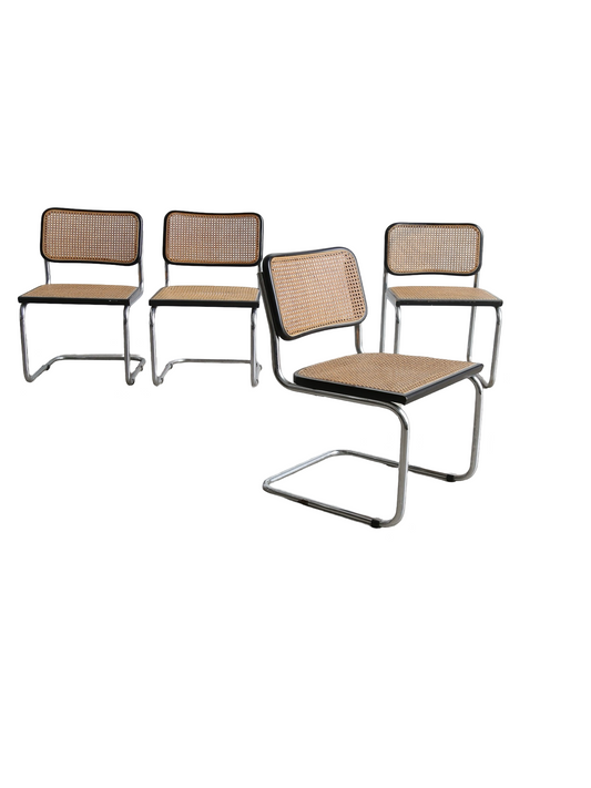 B32 Dining Chairs by Marcel Breuer for Gavina 1960s