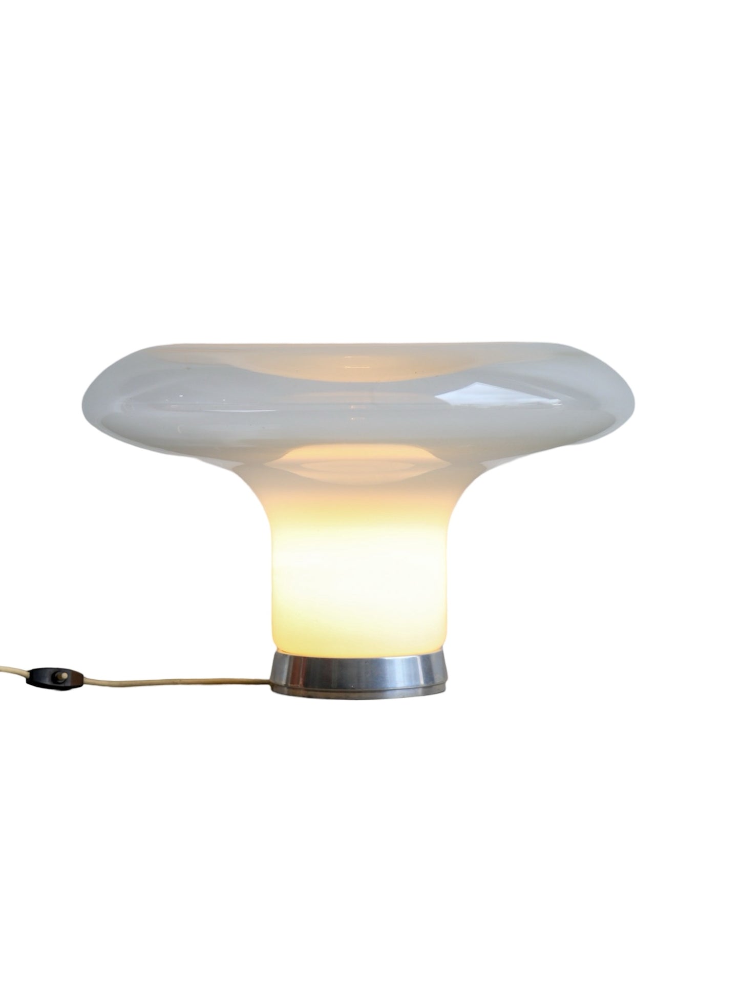 Lesbo Table Lamp by Angelo Mangiarotti for Artemide in Murano Glass