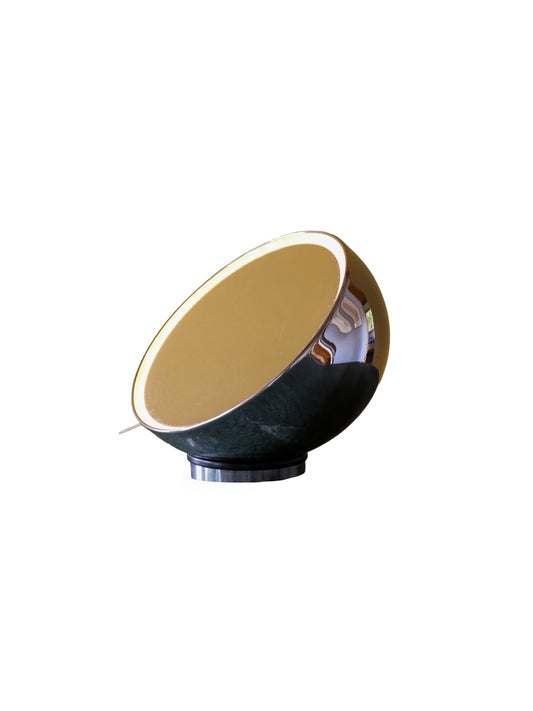 Italian Space Age Chrome Illuminated Vanity Mirror Table Lamp - Lumini Collections