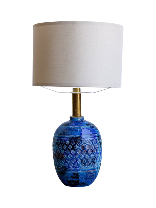 Bitossi Blue Rimini Table Lamp