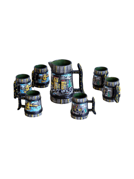 Repubblica Di San Marino Water Jug Set of Seven