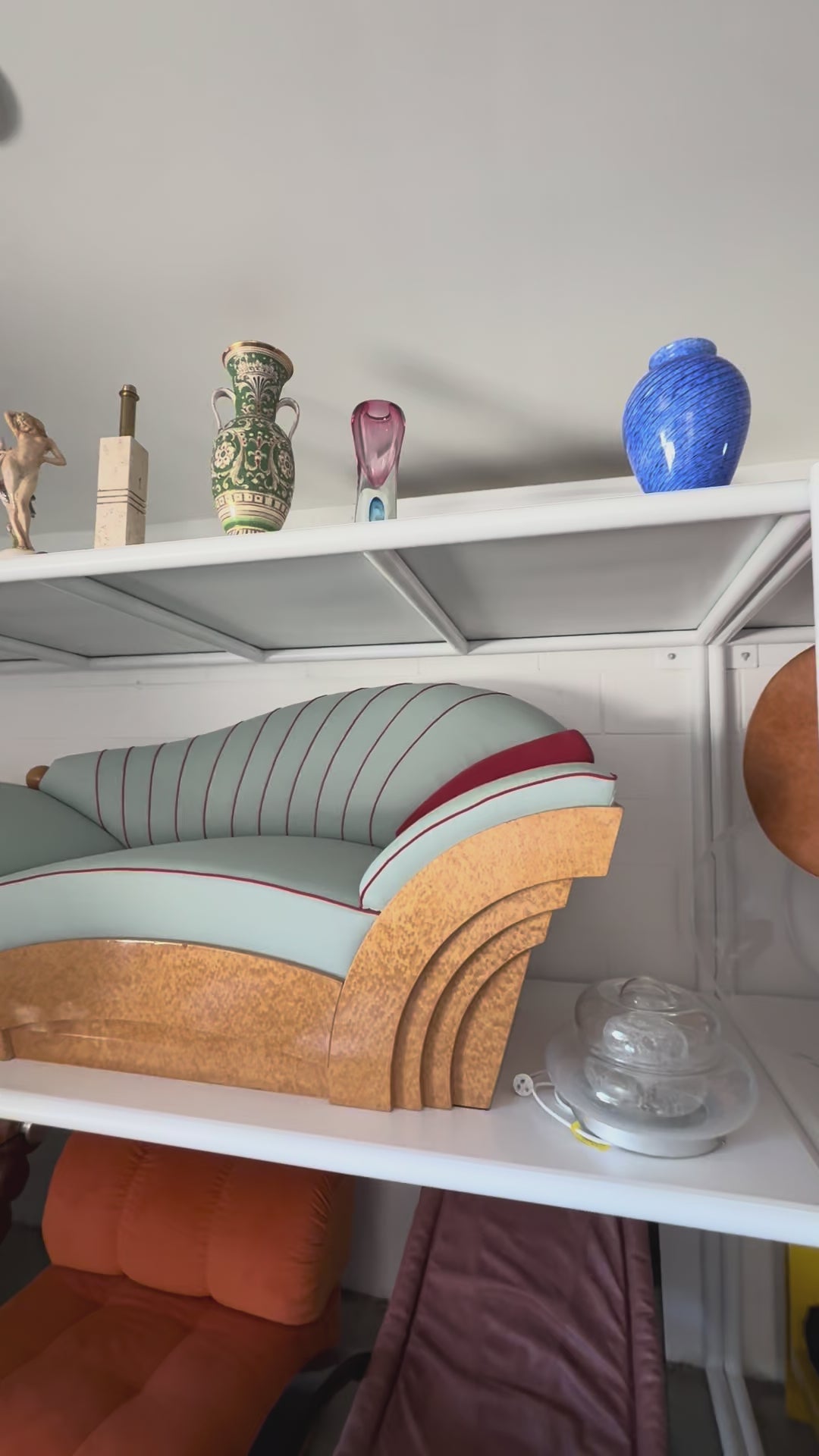 Rare Postmodern Sofa “Marilyn” by Hans Hollein for Poltronova