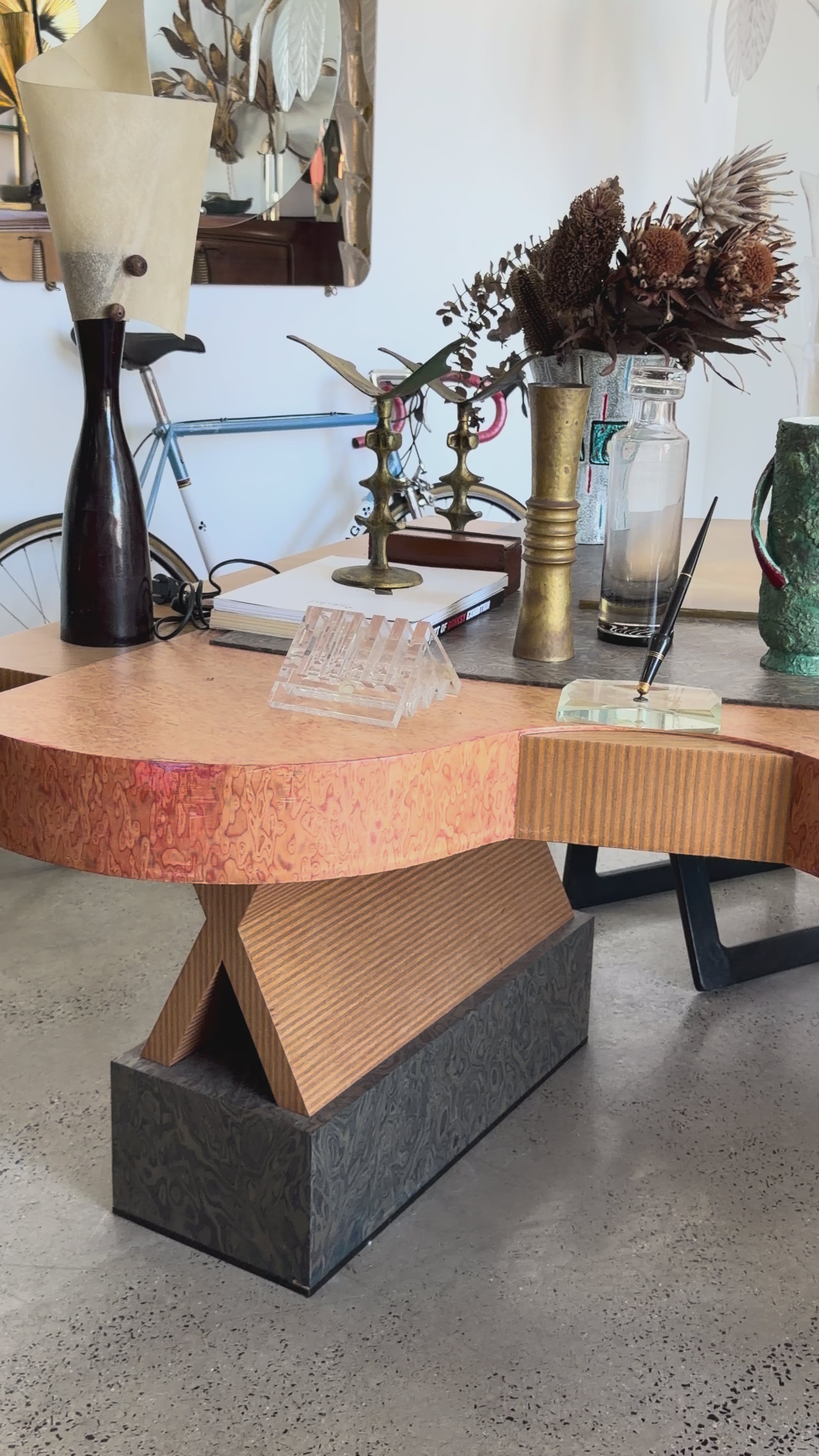 Italian Postmodern Memphis-Style Desk, 1980s – Lumini Collections
