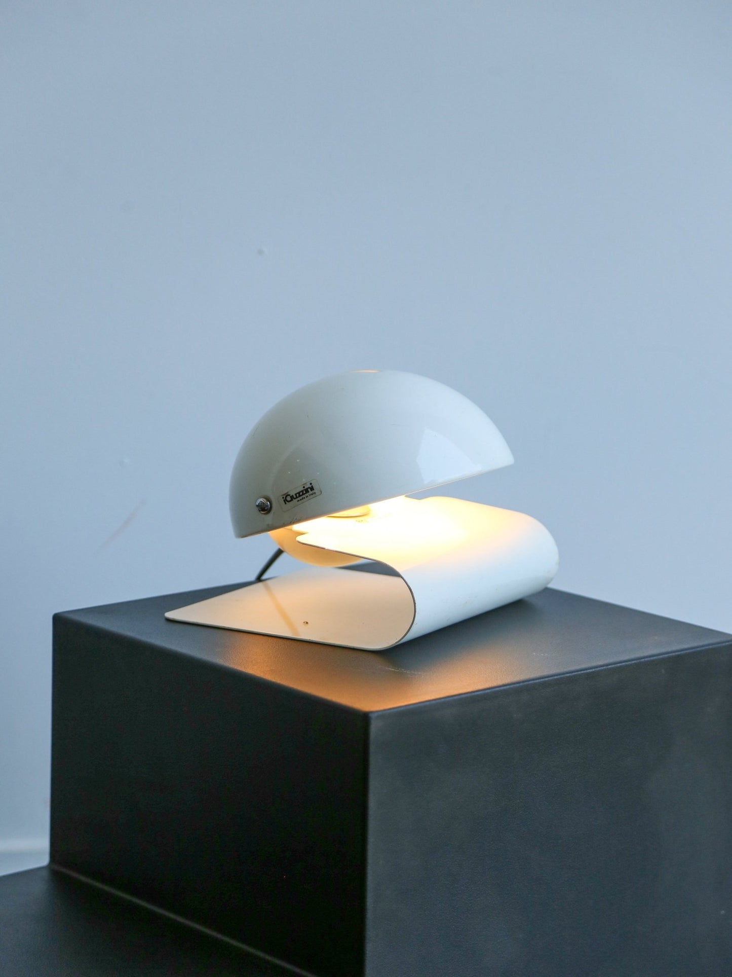 Harvey Guzzini Metal Table Lamp by Giuseppe Cormio, 1970s - Lumini Collections