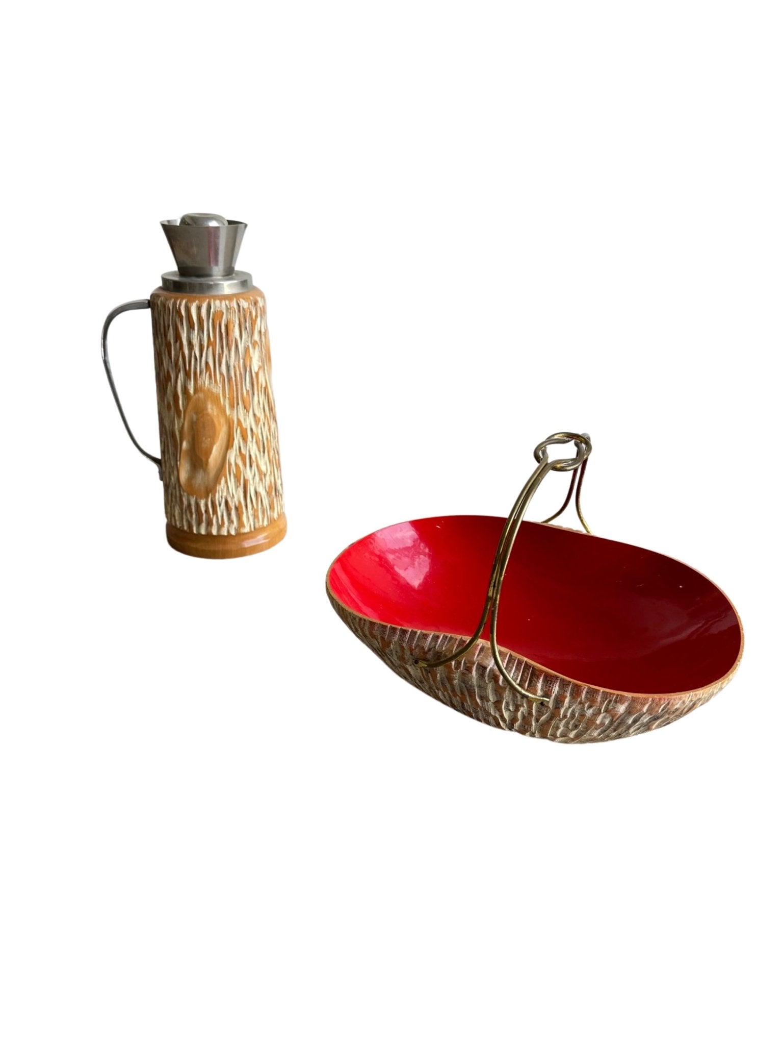 Aldo Tura Lacquered Wood Set for Macabo Cusano, 1950s - Lumini Collections