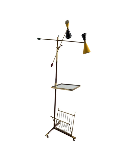 Angelo Lelli Floor Lamp for Stilnovo - Lumini Collections
