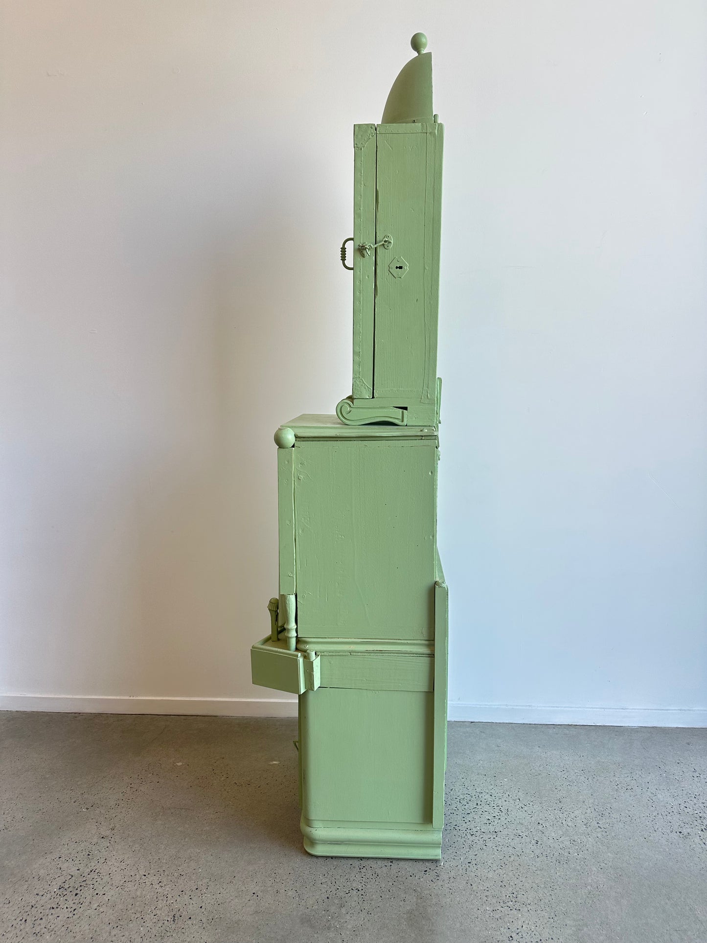 Light Green Functional Sculpture by Paolo Lumini, Tuscany Italy - Lumini Collections 9