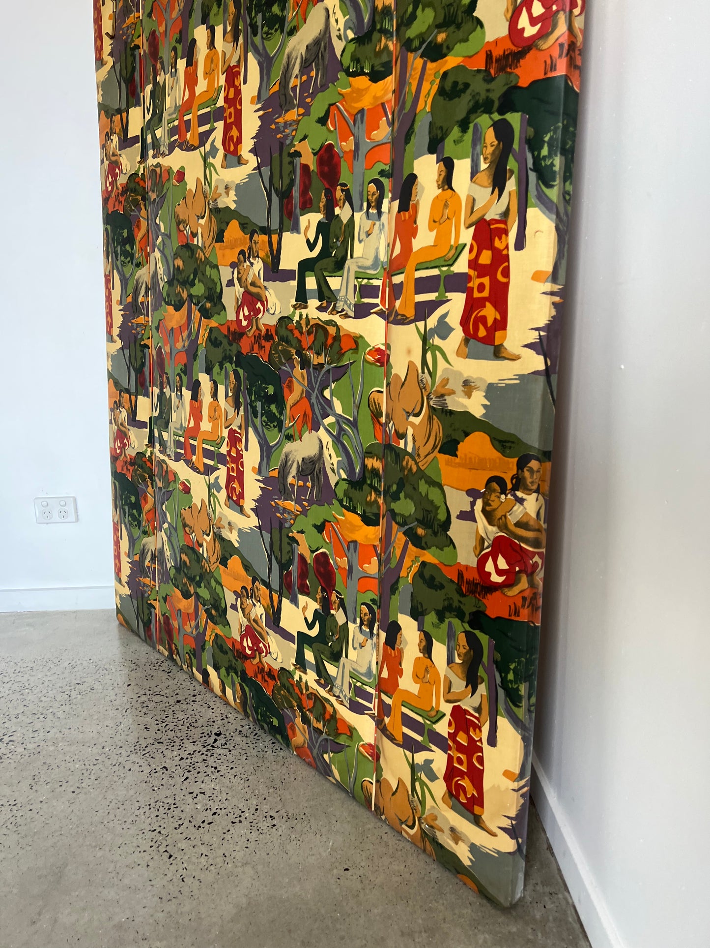 Gino Geradini Coat Hanger Inspired from Paul Gauguin Painting, 1950s