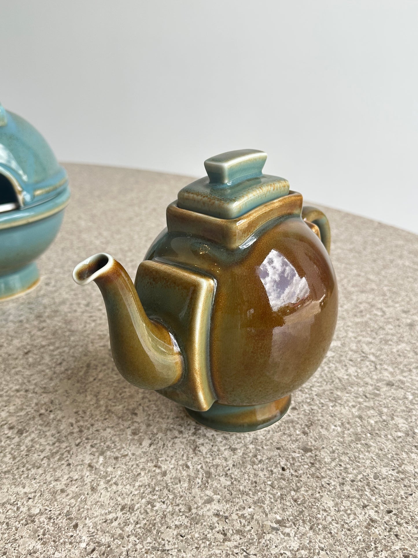 Capodimonte Italian Glazed Ceramic Multifunctional Tea jar and Vase, 1960s