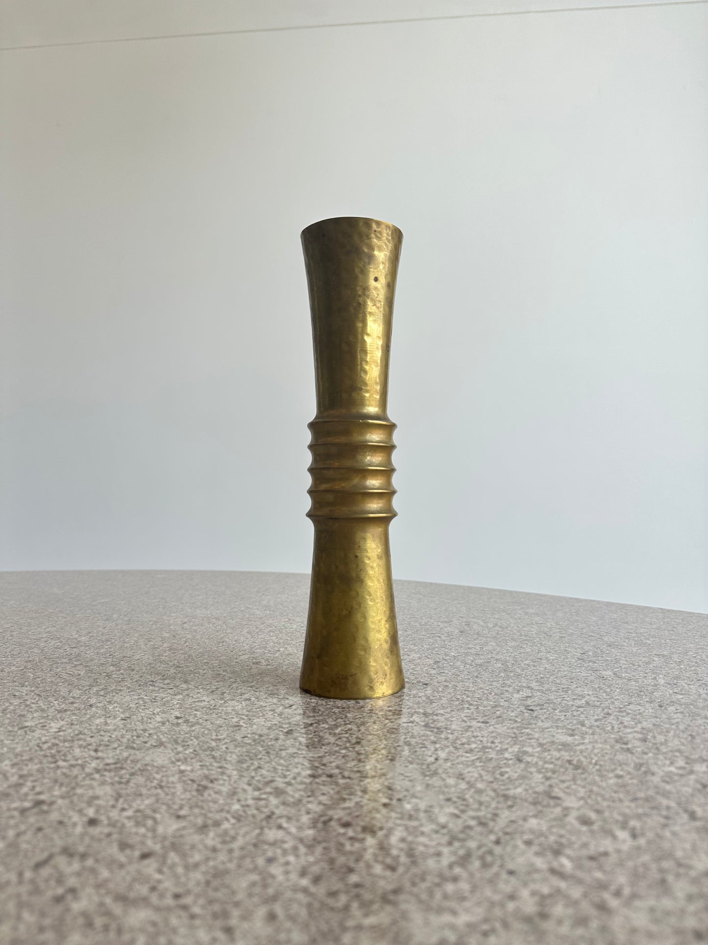 Cognolato Italian Brass Vase, 1950s