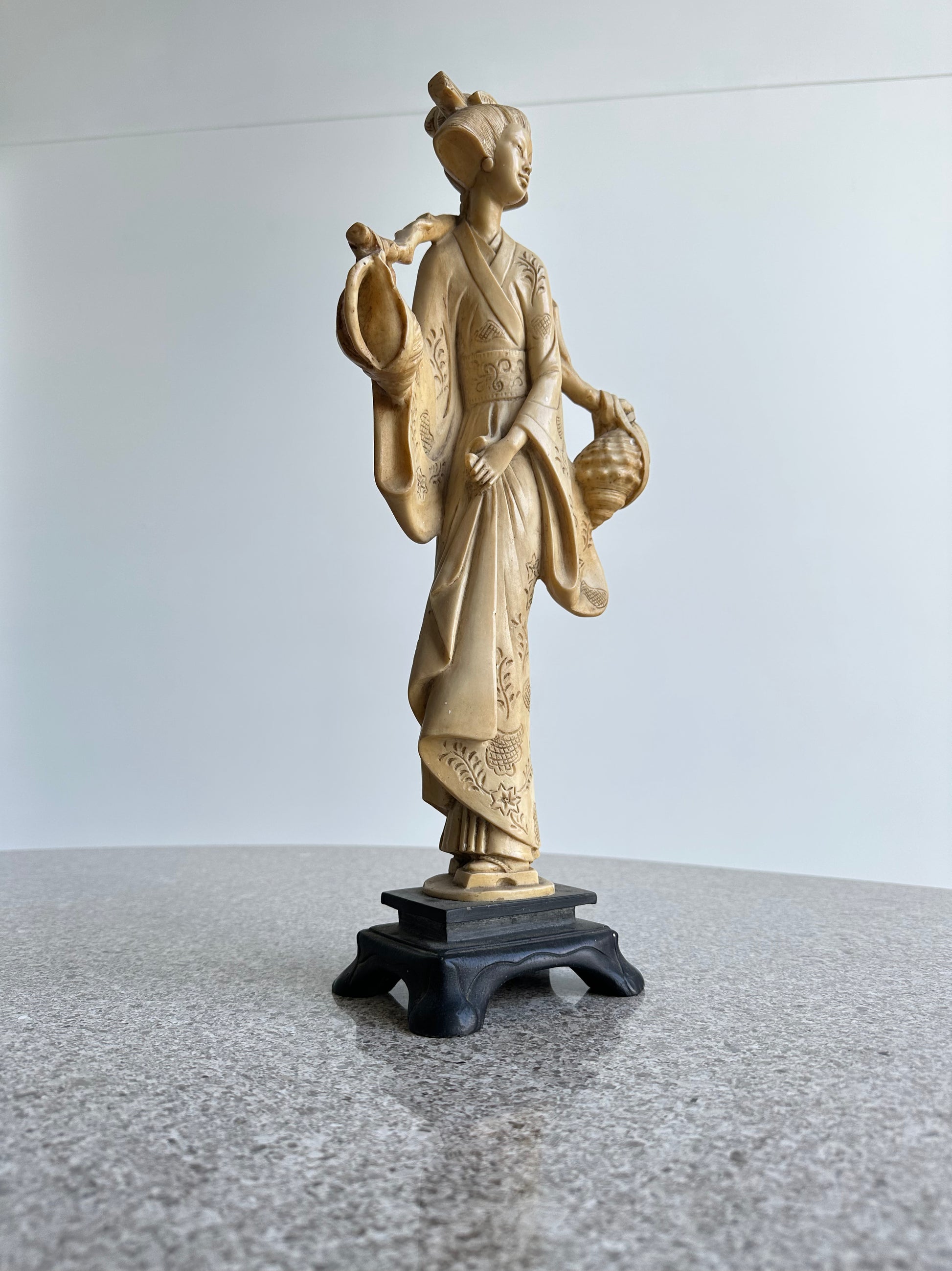 Geisha Italian Italian Mid Century Modern Resin Geisha Table Sculpture – Lumini ...