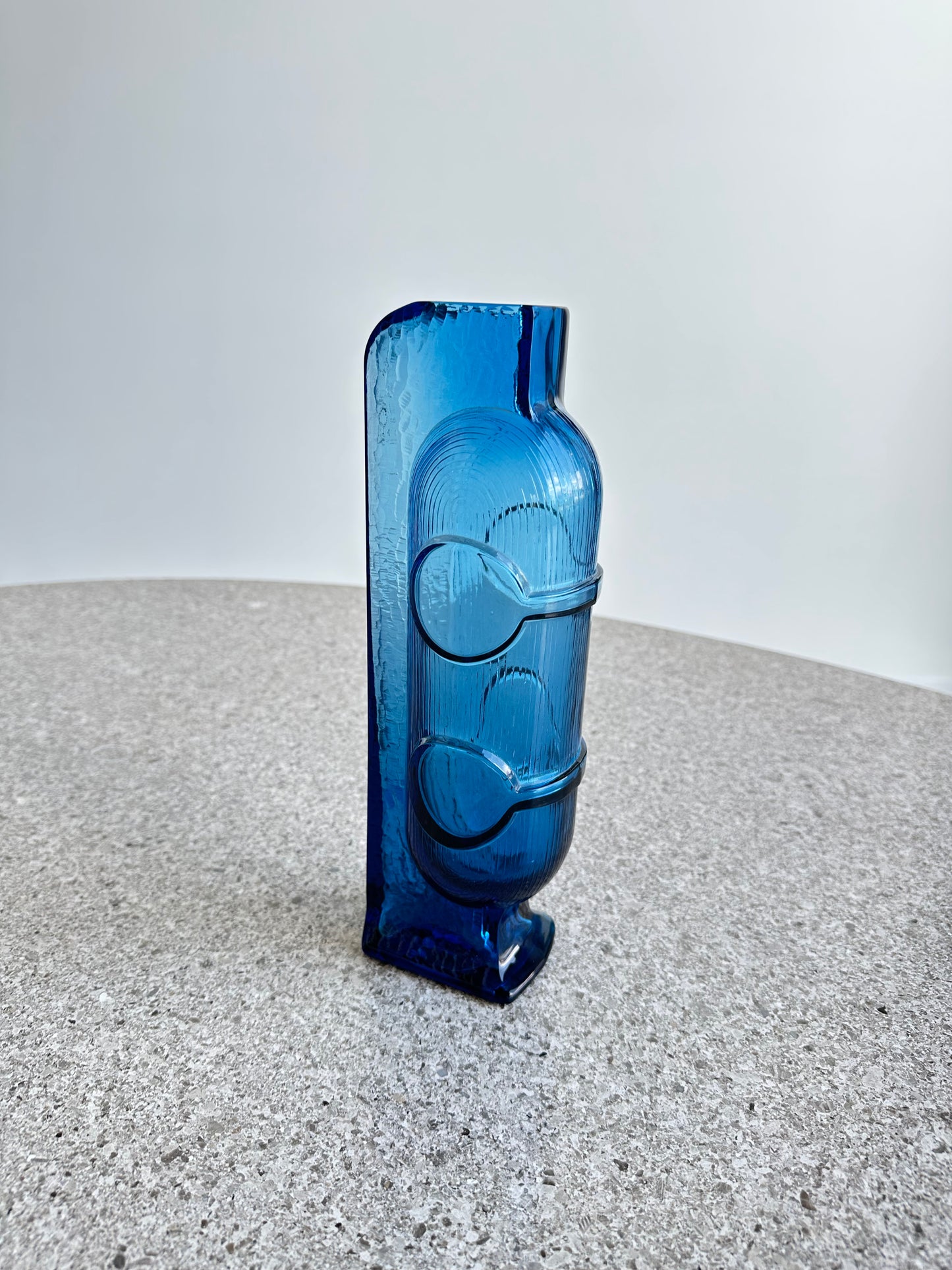 Grandi Cristalli Blue Glass Wine Decanter, 1960s