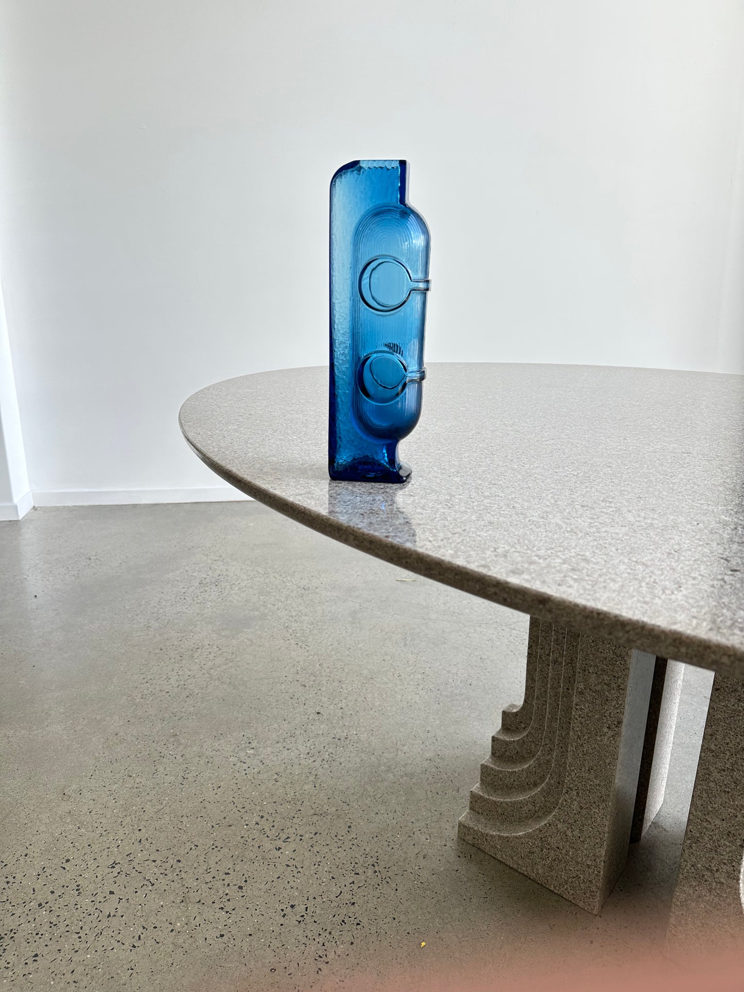 Grandi Cristalli Blue Glass Wine Decanter, 1960s