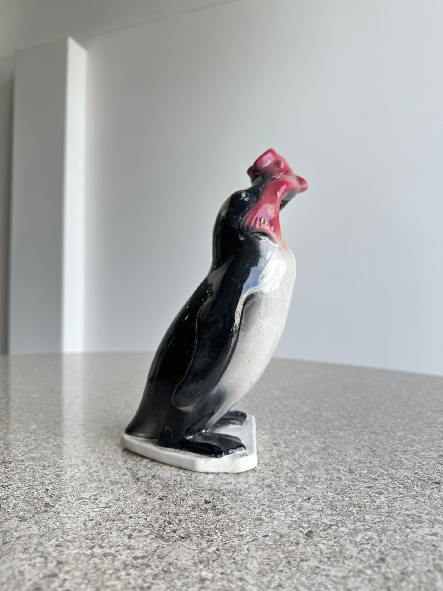 Cima Italian Ceramic Black and White Pinguin, 1950s