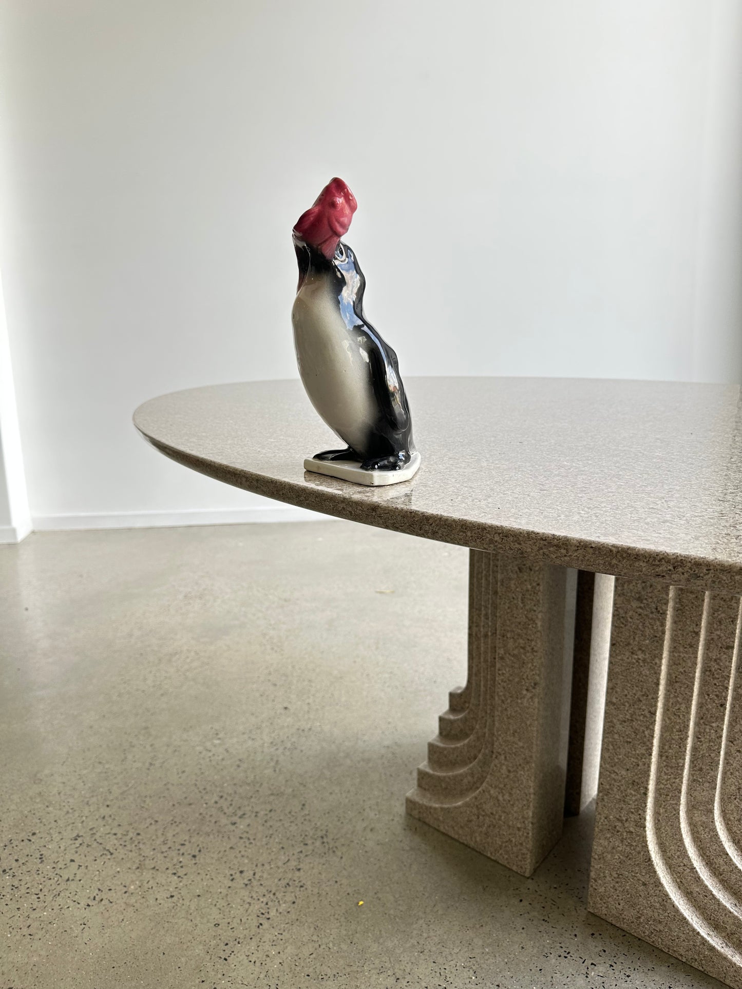 Cima Italian Ceramic Black and White Pinguin, 1950s