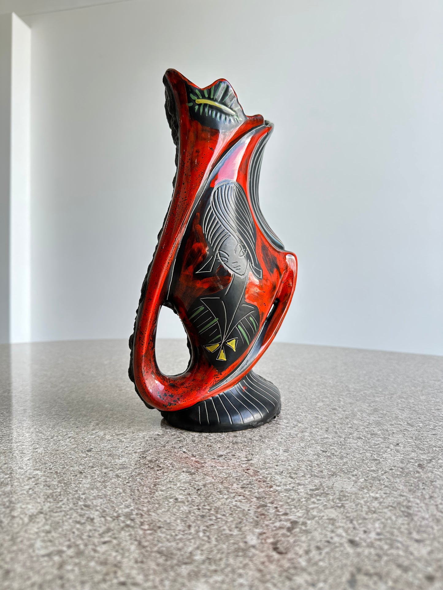 Augusto Giulianelli for San Marino Italian Lava Vase