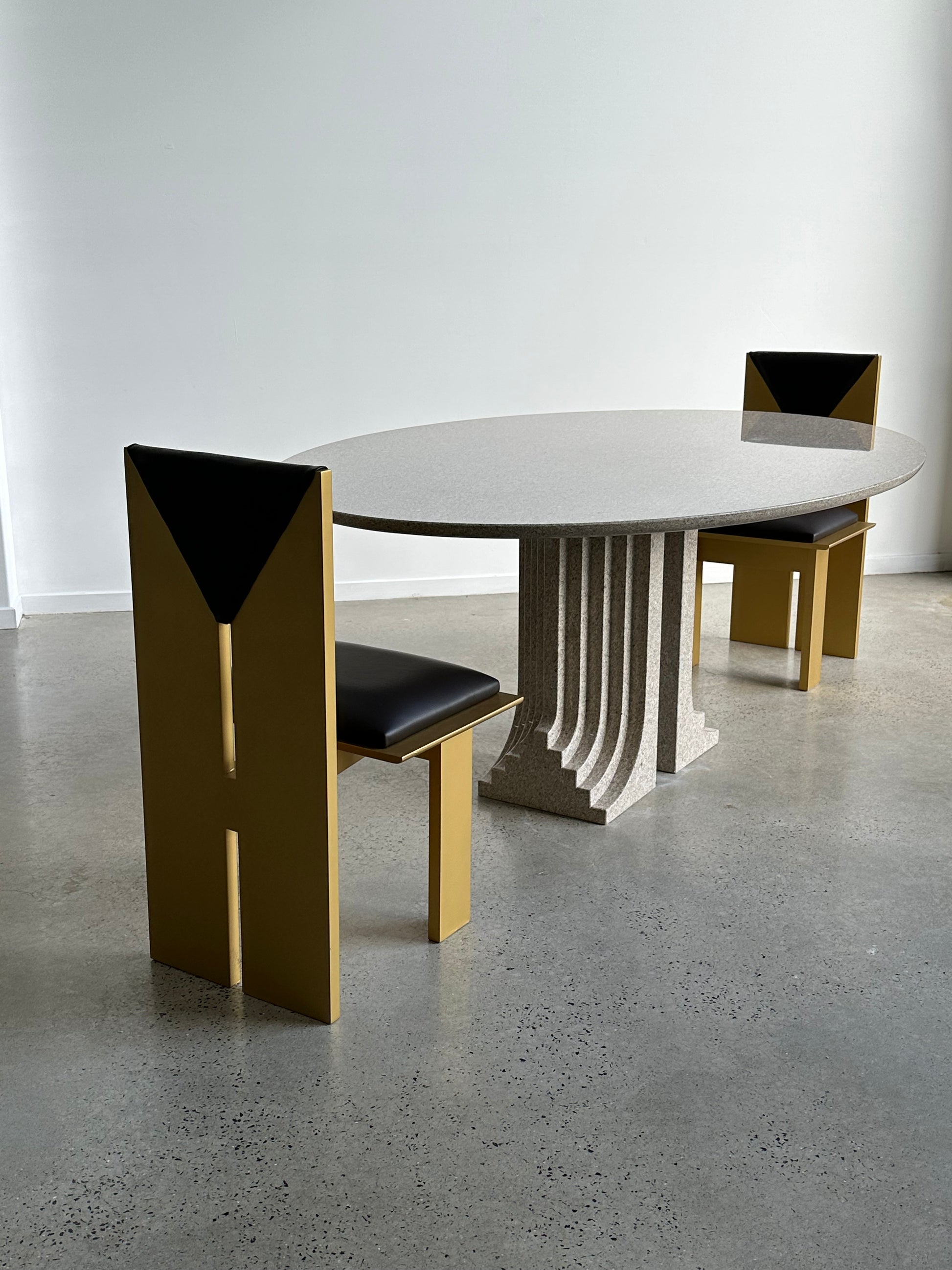 Samo Granite Dining Table by Carlo Scarpa, Italy 1970s – Lumini