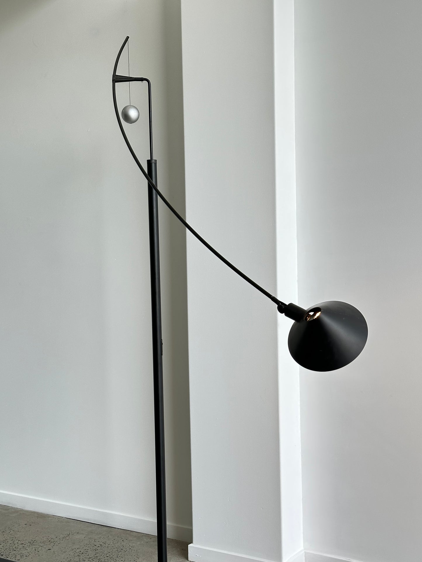 "Nestore" by Carlo Forcolini for Artemide Milano, Lettura Floor Lamp, 1980