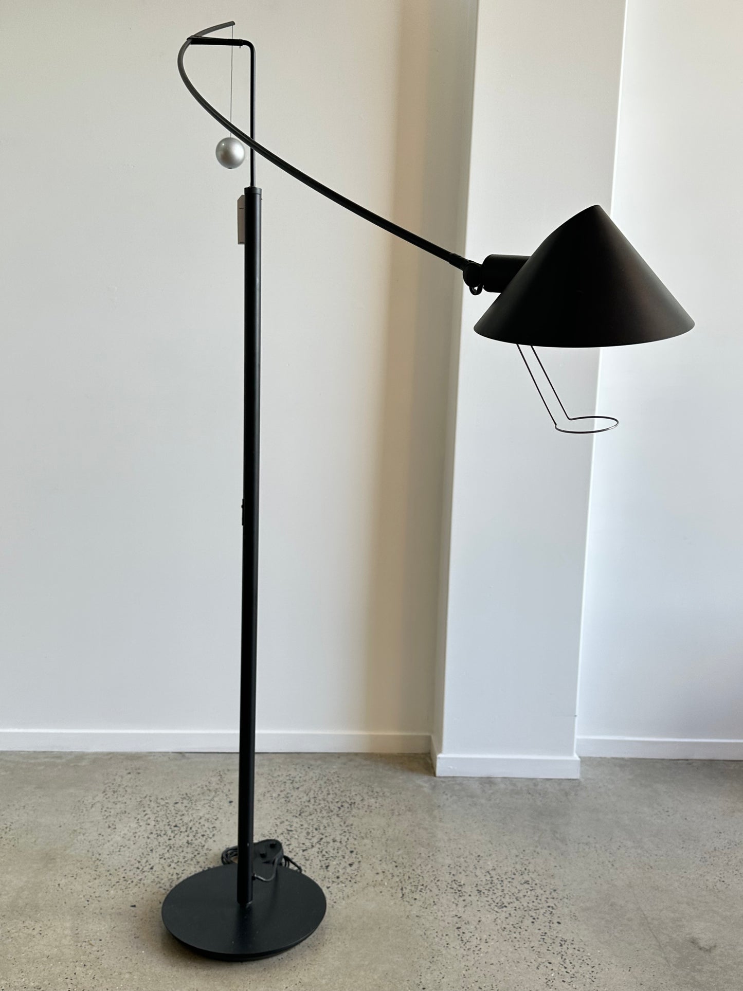 "Nestore" by Carlo Forcolini for Artemide Milano, Lettura Floor Lamp, 1980