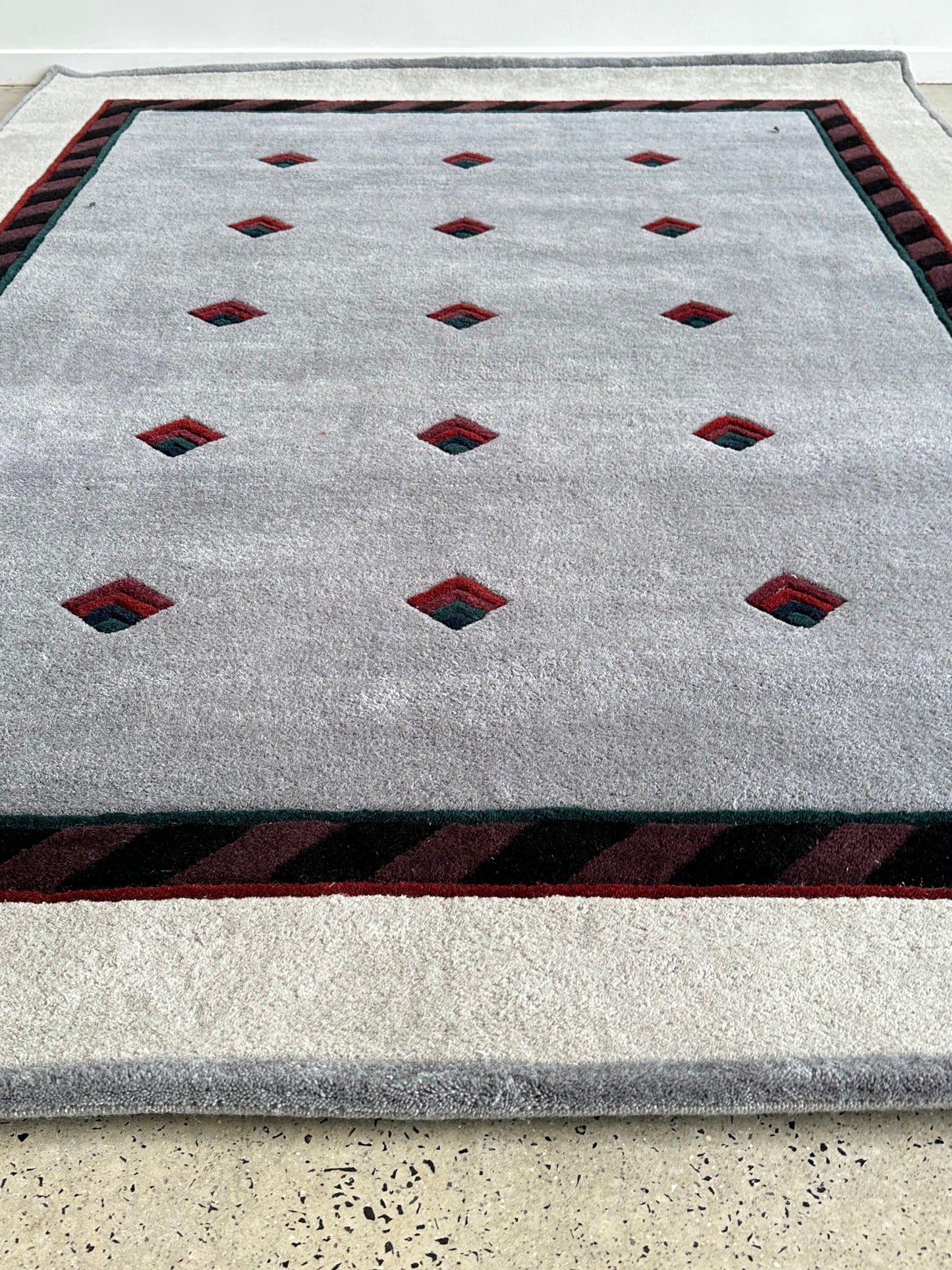 "Jive" by Catharina Dramborg for Kinnasand Post Modern Wool Carpet, 1990s