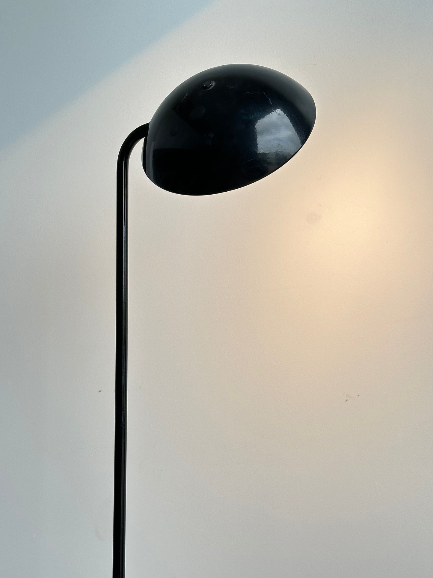 P.Marrucco Black Floor Lamp for Tre Ci Luci, 1970s