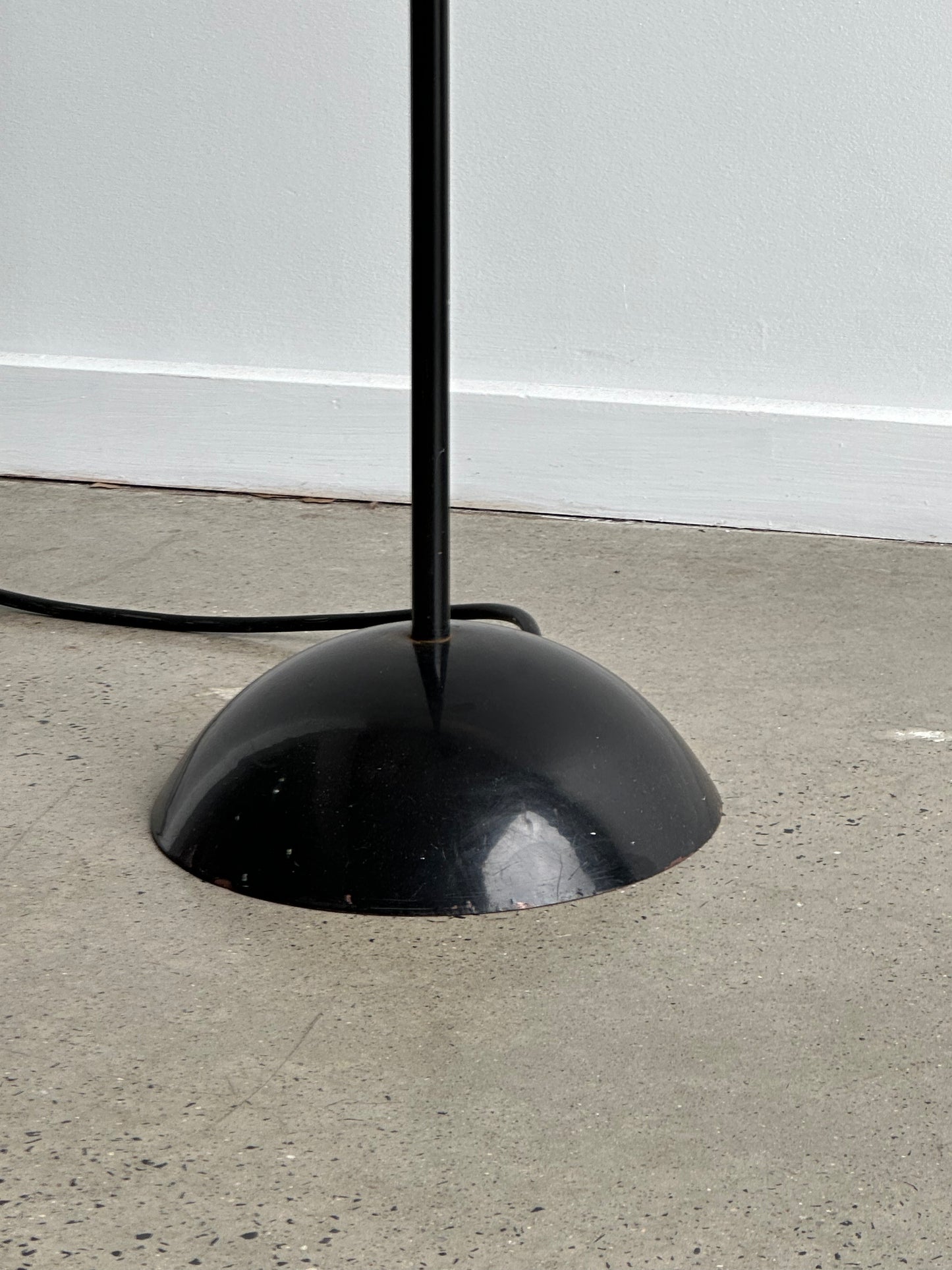 P.Marrucco Black Floor Lamp for Tre Ci Luci, 1970s