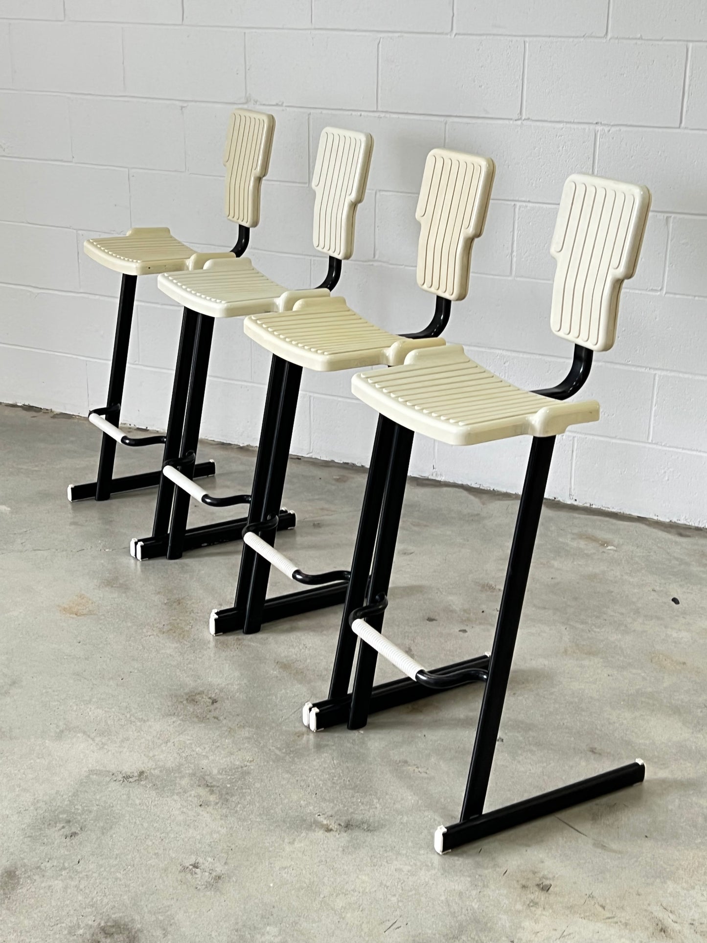 Andries and Hiroko Van Onck for Magis Modernist Condor Stools, 1980s