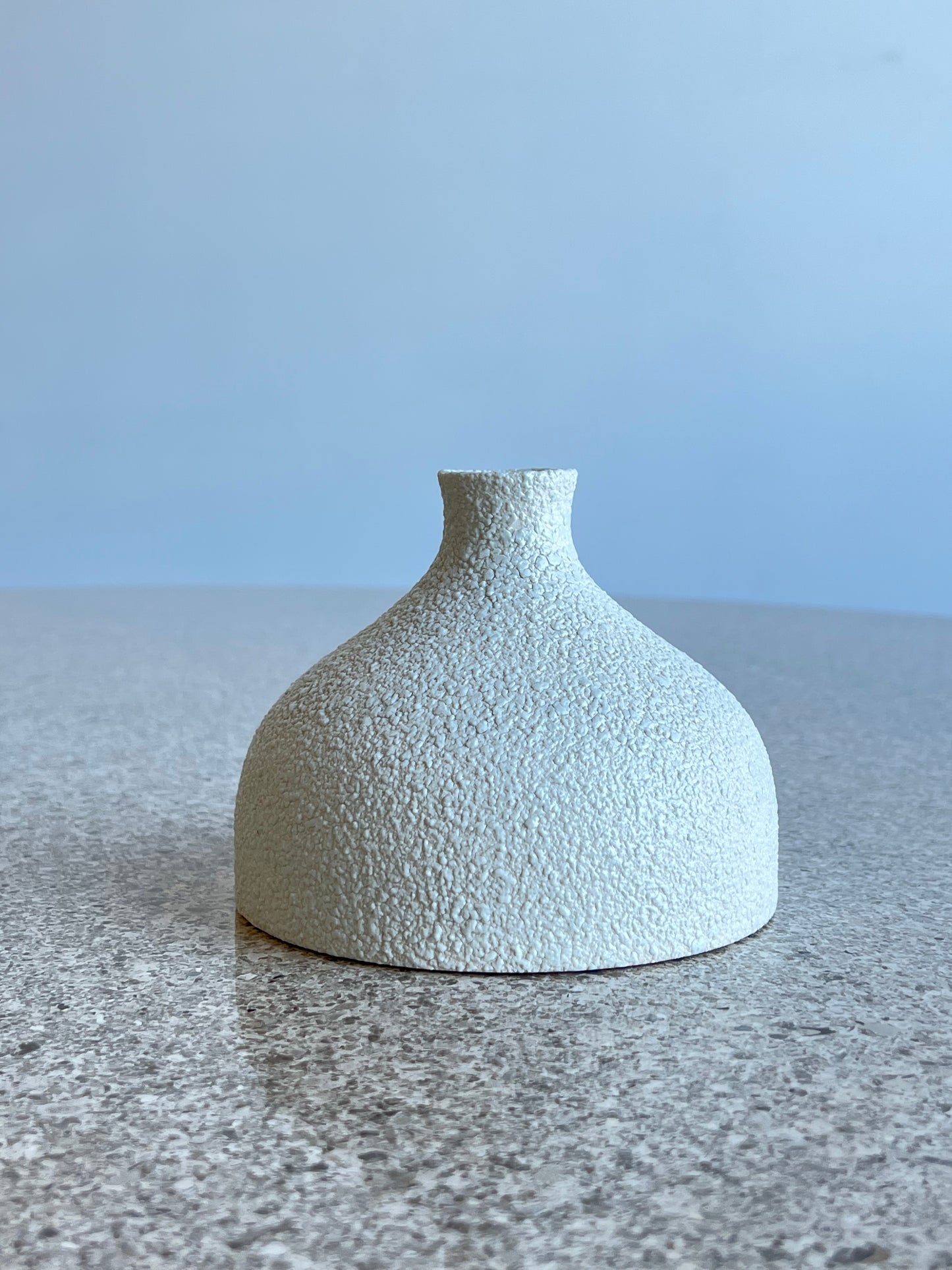Sgrafo Modern Germany White Vase, 1960s