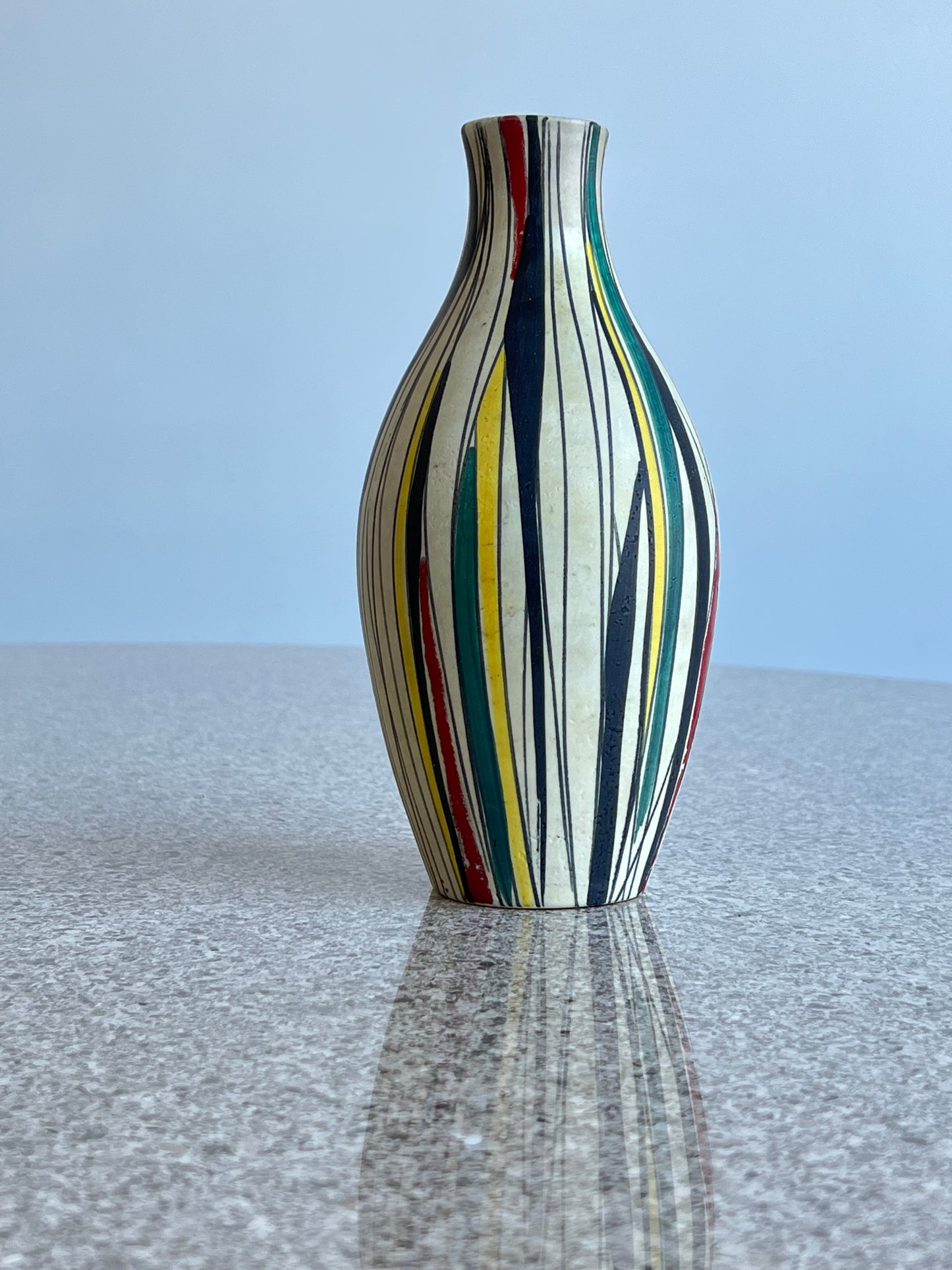 E.D Caita Italian Ceramic Vase, 1950s