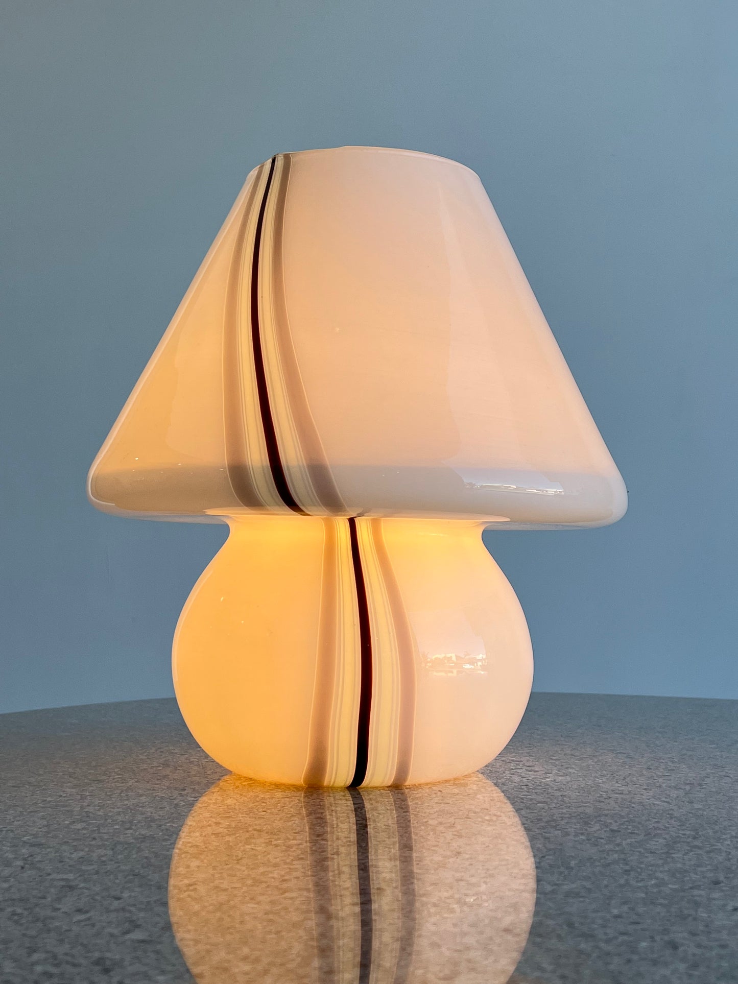 "Mushroom" Murano Table Lamp by Paolo Venini, 1970s