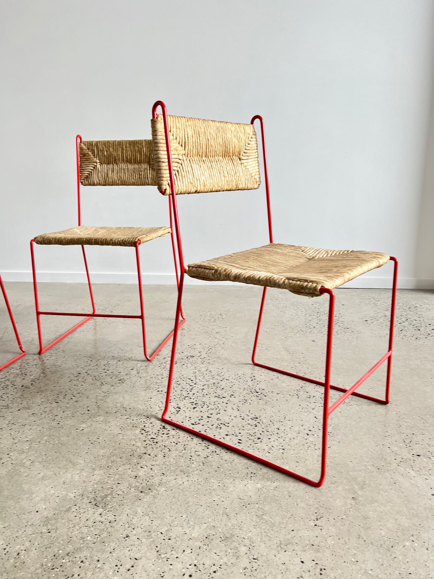 French Dining Chairs by Pirela Atelier, Set of Four, 1960