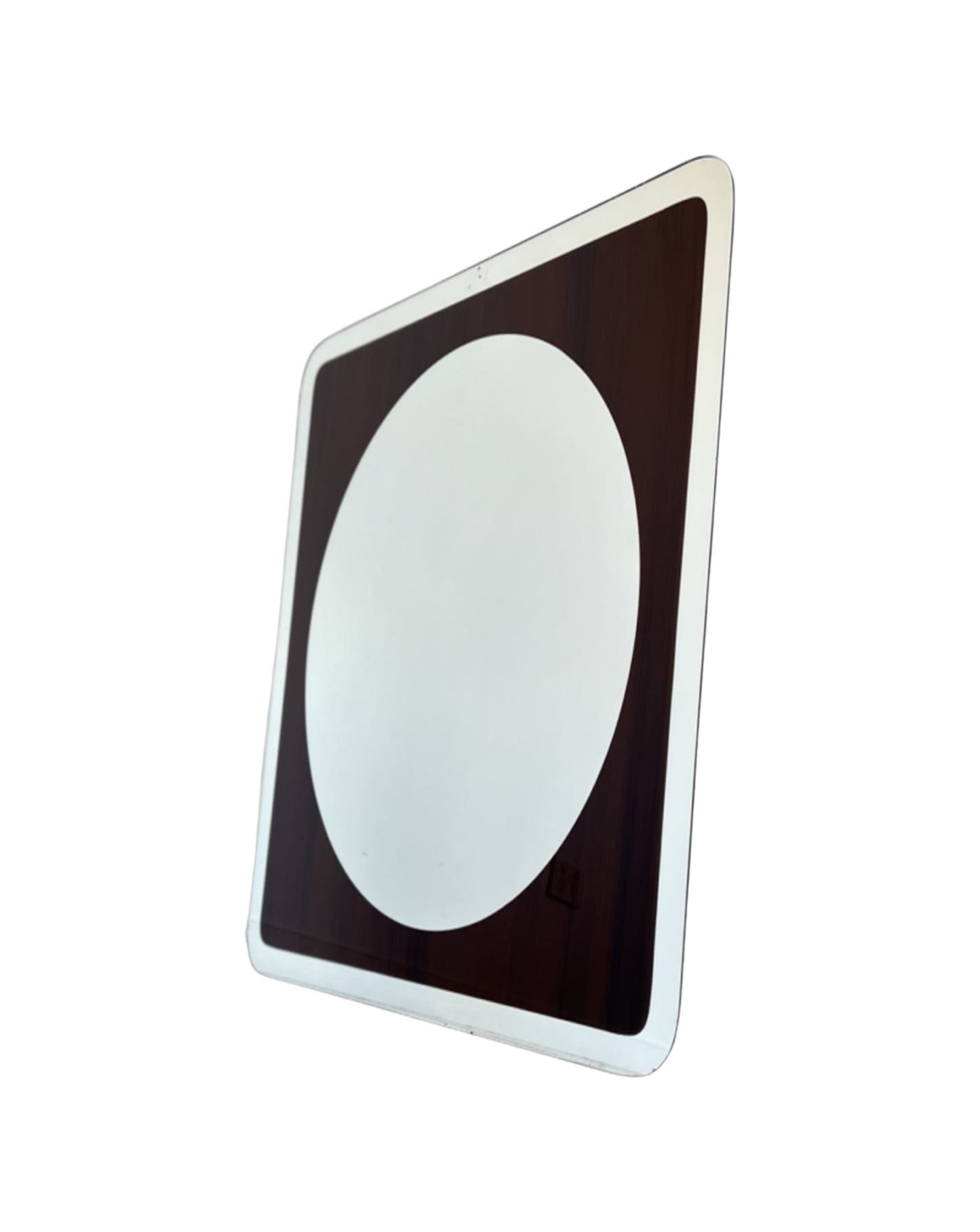 Fontana Arte Mid Century Modern Square Wall Mirror, 1970s