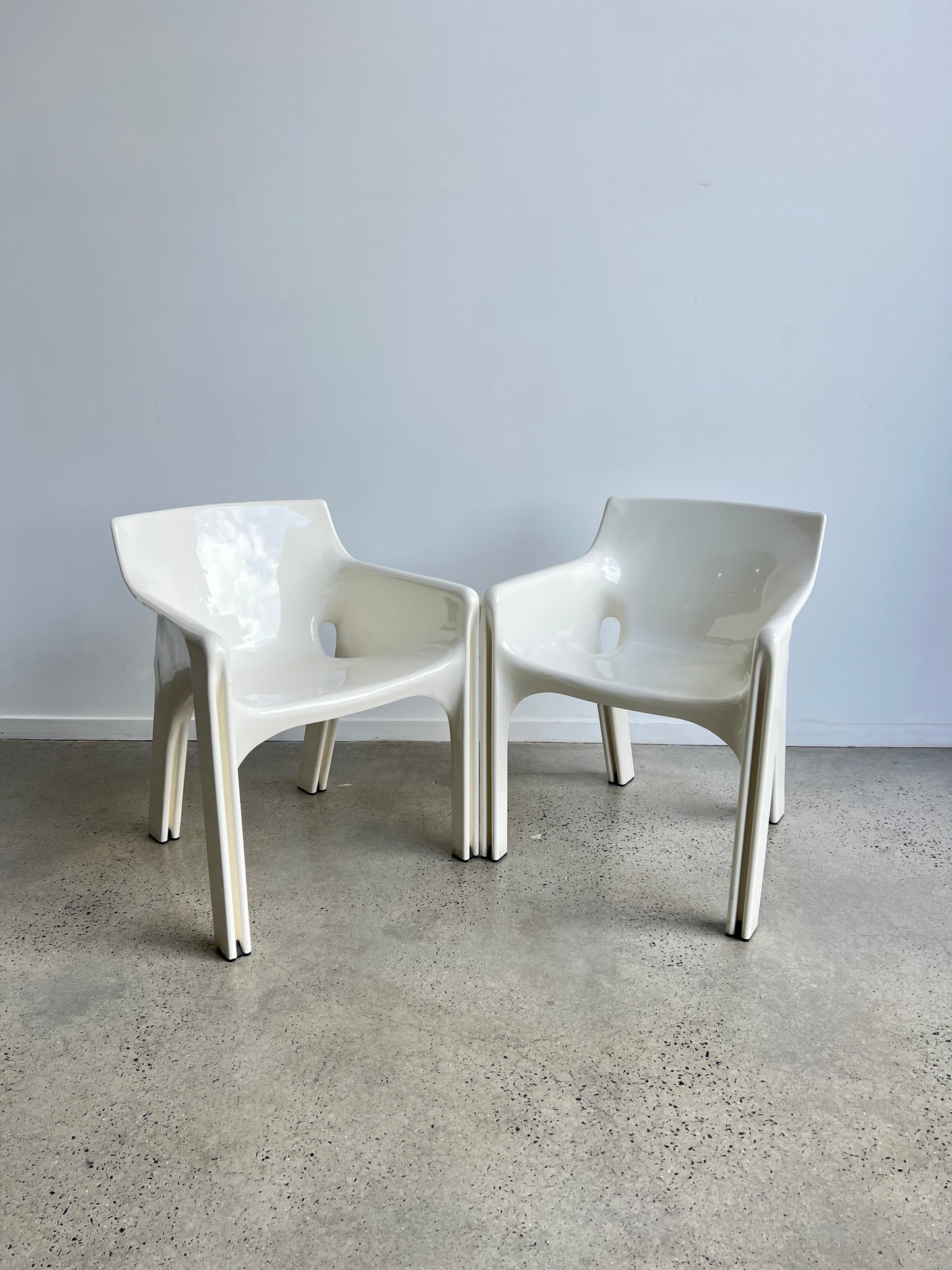 "Gaudi" Chairs by Vico Magistretti for Artemide, 1970s