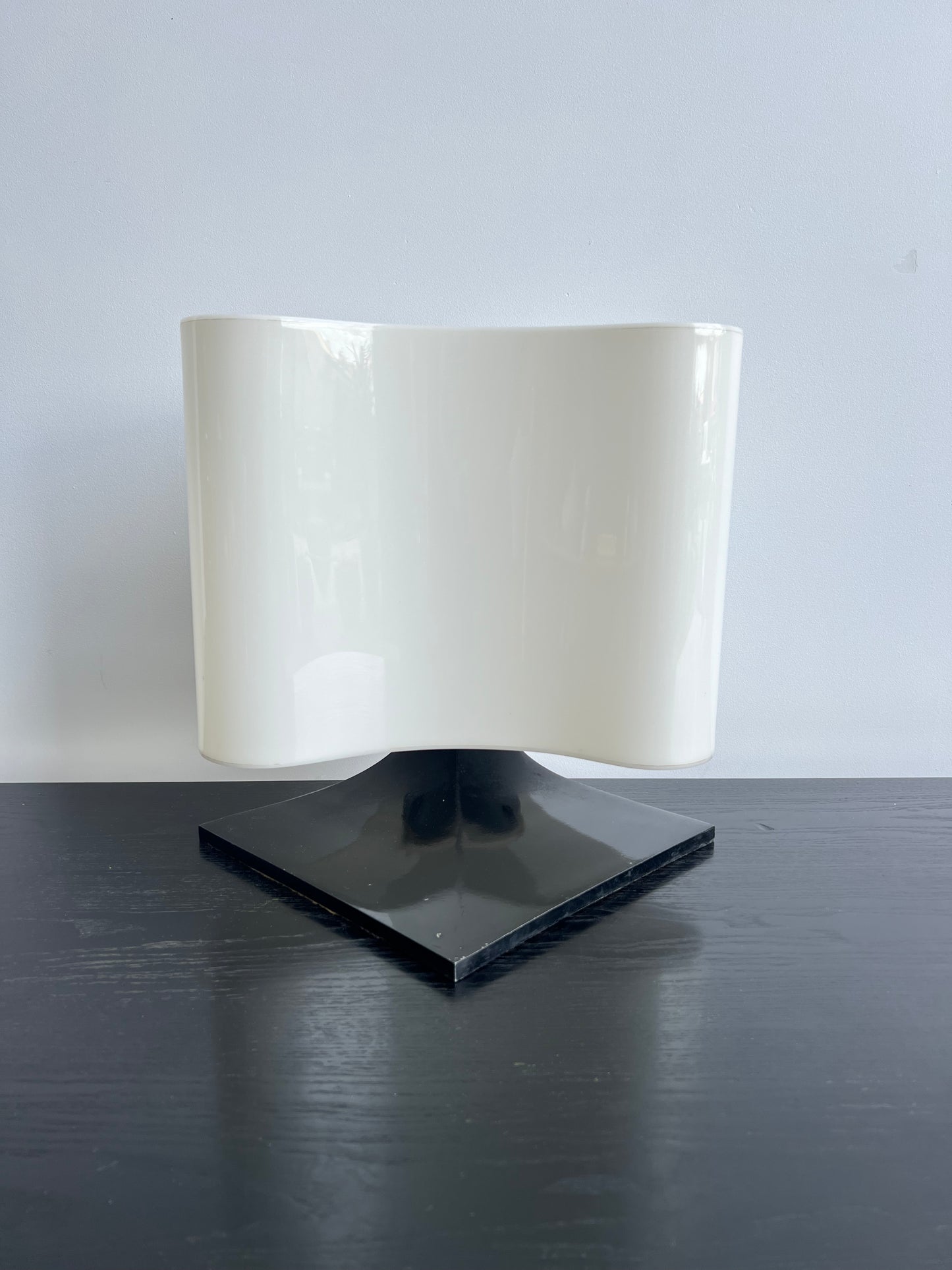 White Table Lamp by Vittorio Introini for Stilnovo, 1970s