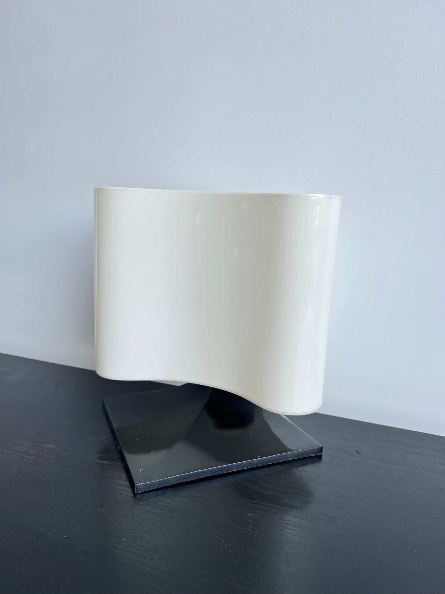 White Table Lamp by Vittorio Introini for Stilnovo, 1970s