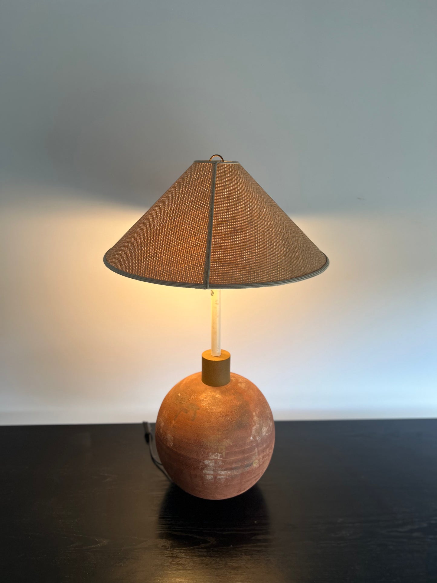 Ceramica Impruneta Terracotta Floor or Table Lamp, 1960s