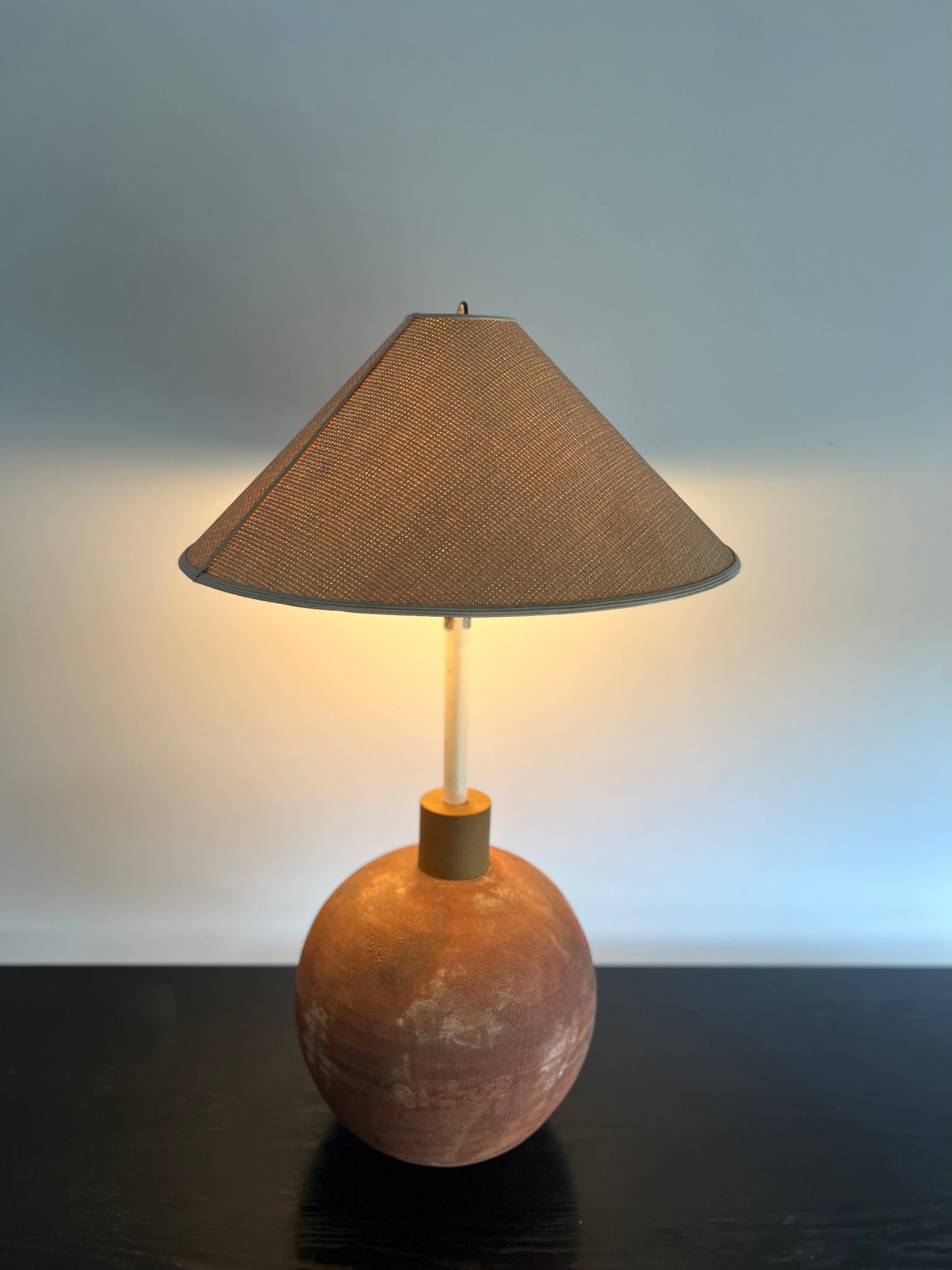 Ceramica Impruneta Terracotta Floor or Table Lamp, 1960s