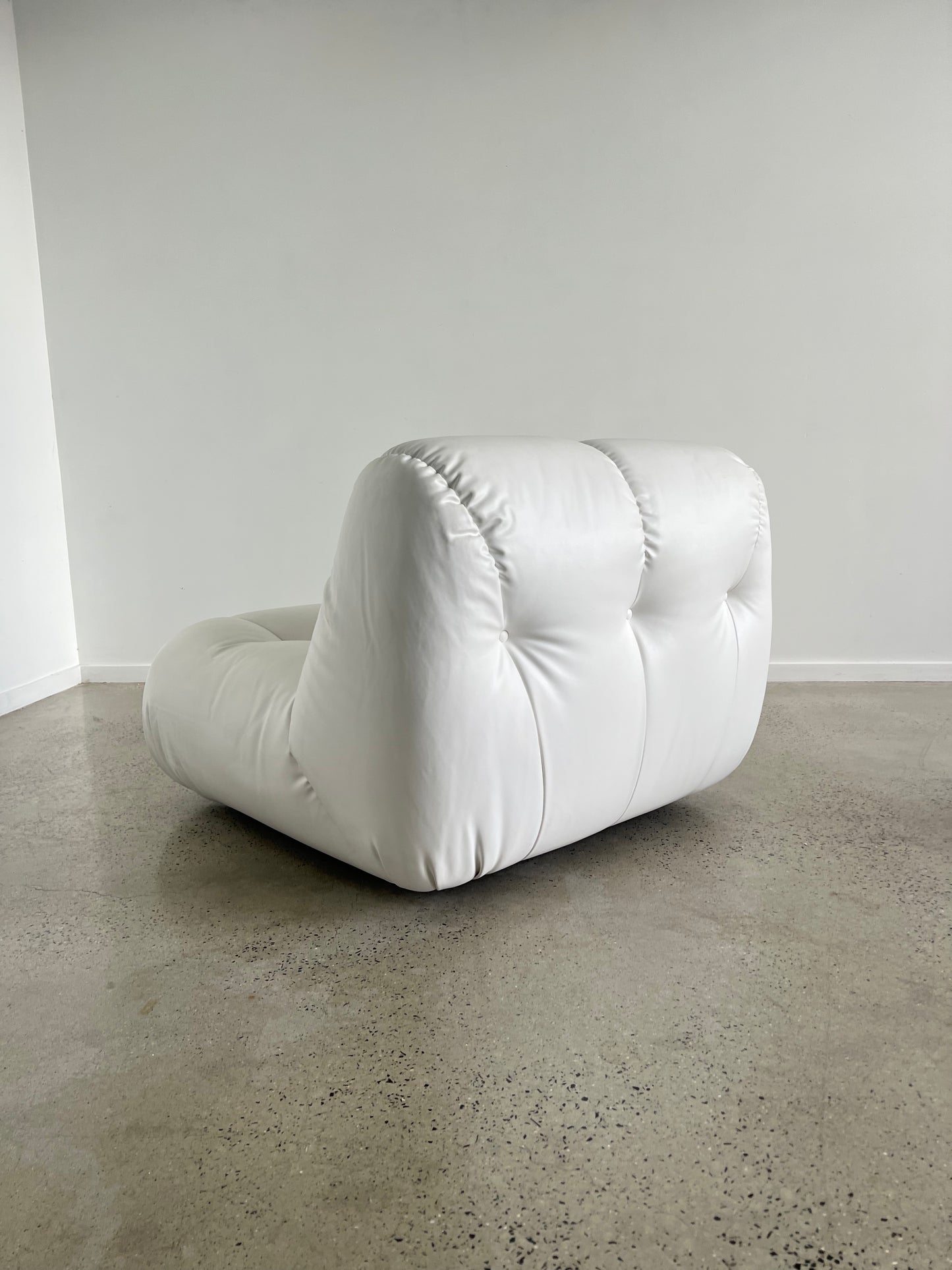 Italian Nuvolone Chair & Ottoman by Rimo Maturi for Mimo Padova - Lumini Collections