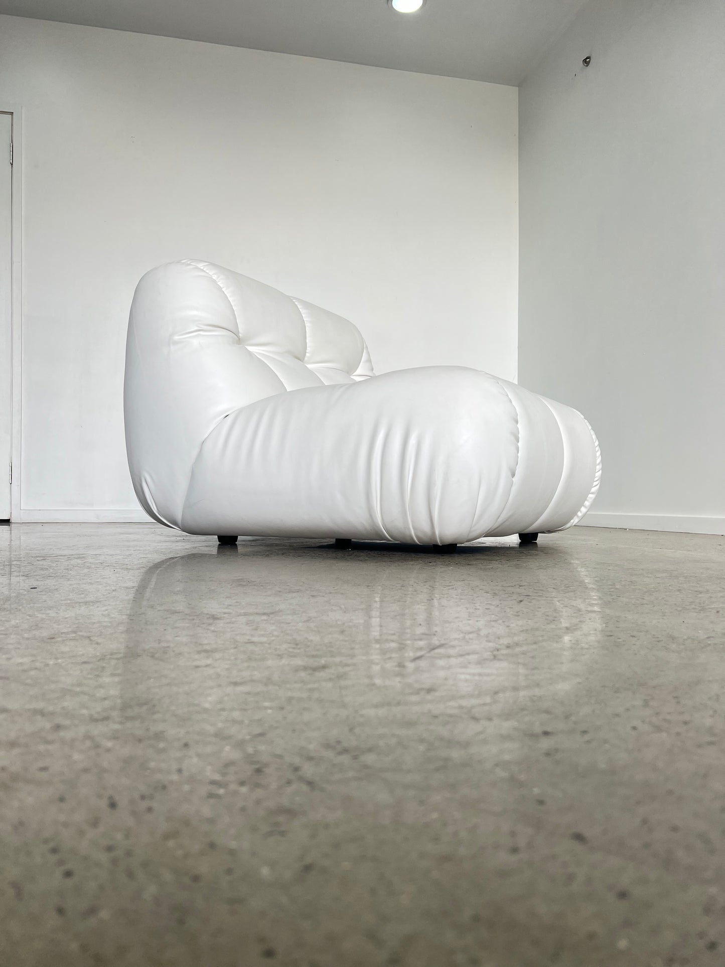 Italian Nuvolone Chair & Ottoman by Rimo Maturi for Mimo Padova - Lumini Collections