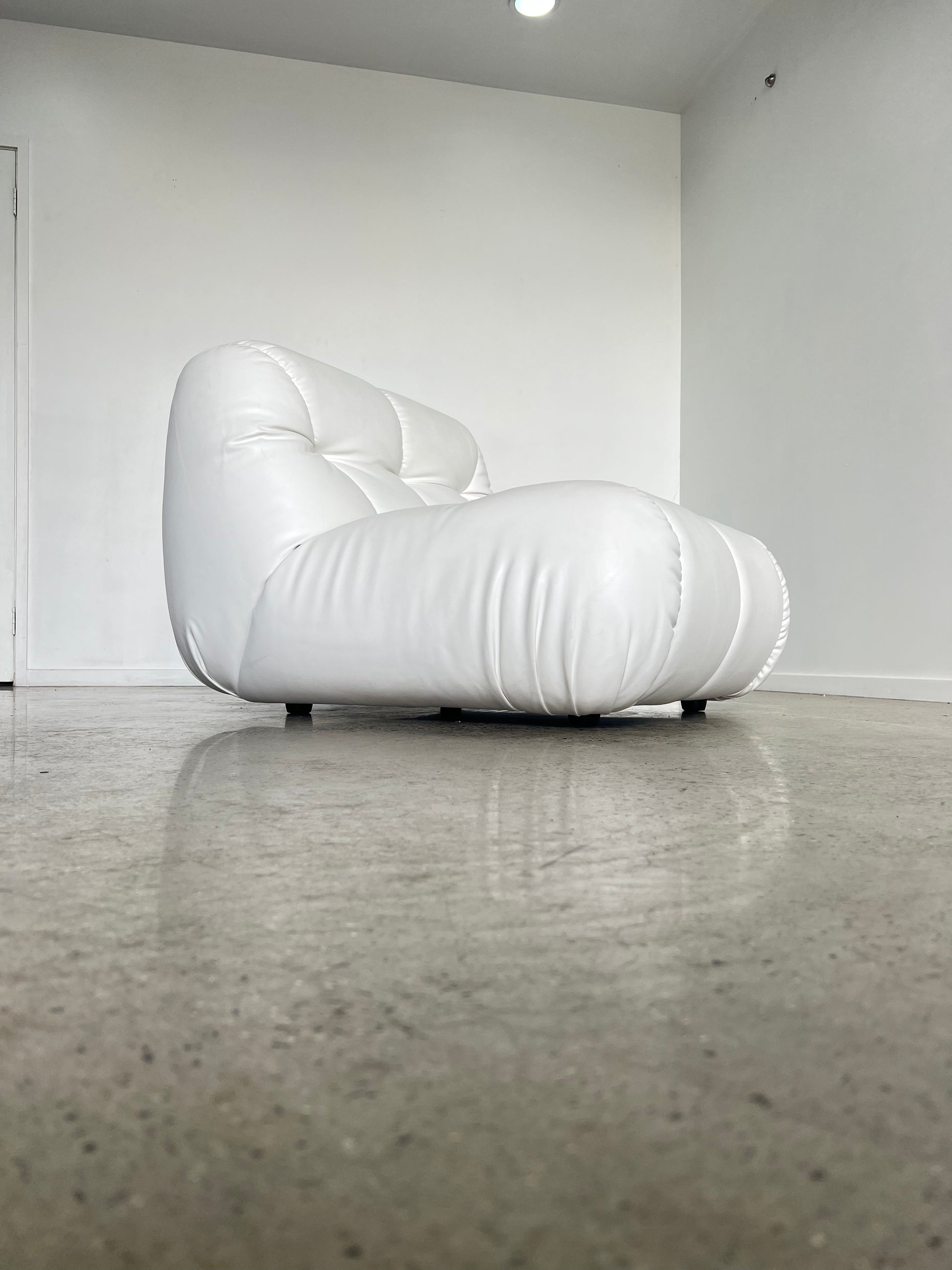 Italian Nuvolone Chair & Ottoman by Rimo Maturi for Mimo Padova - Lumini Collections