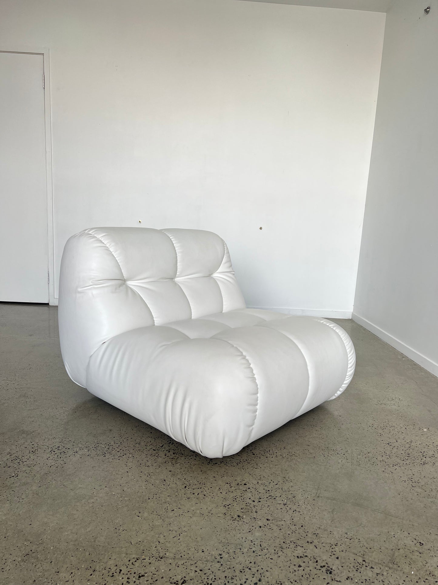 Italian Nuvolone Chair & Ottoman by Rimo Maturi for Mimo Padova - Lumini Collections