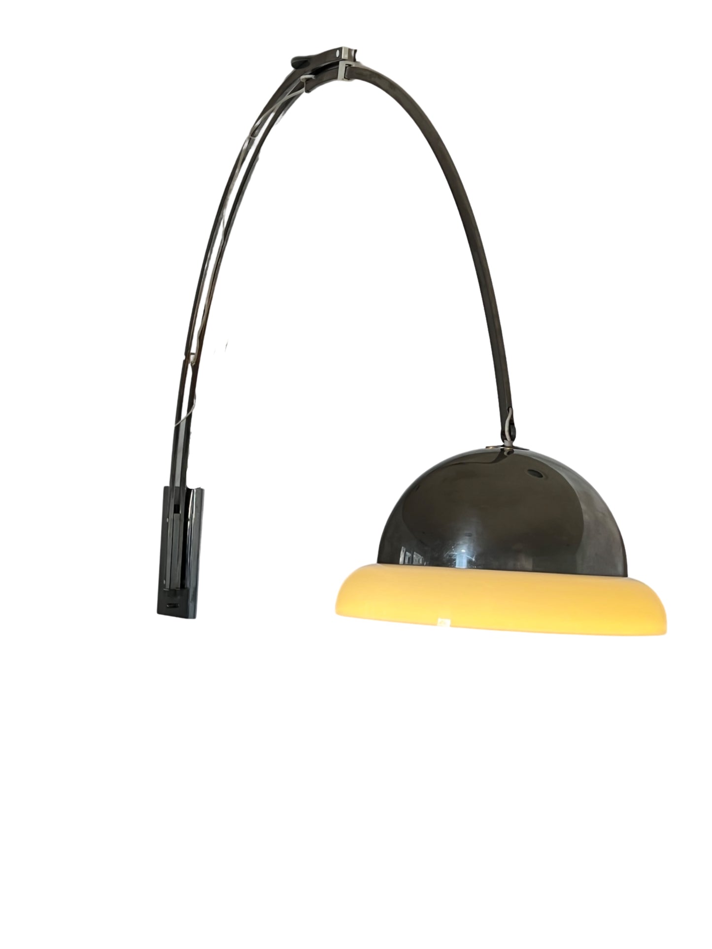 Chorme Arch Wall Lamp by Goffredo Reggiani, 1970s